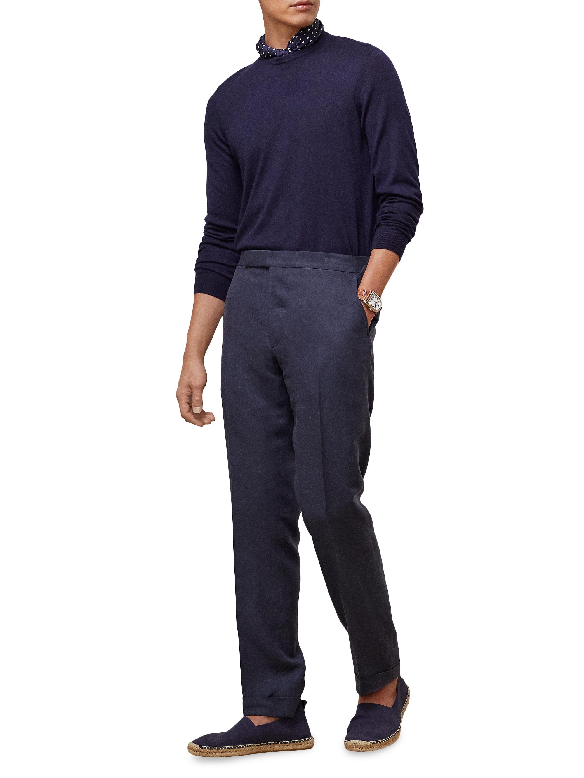 Ralph Lauren Purple Label Gregory Hand-Tailored Silk-Linen