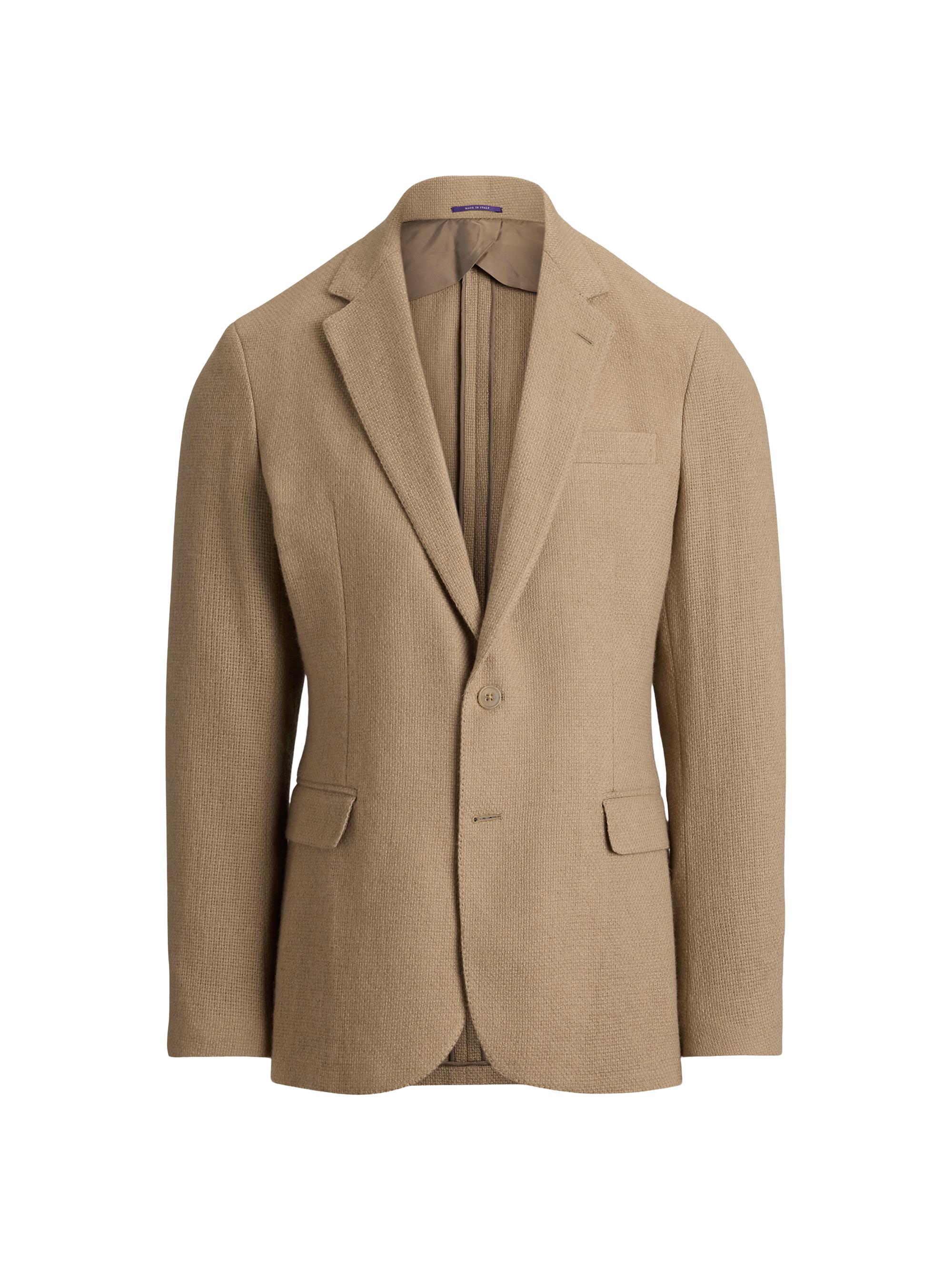 ジャケット・アウター Ralph Lauren linen tailored jacket italy Ralph Lauren Purple Label Hadley Silk-Linen Single-Breasted Jacket