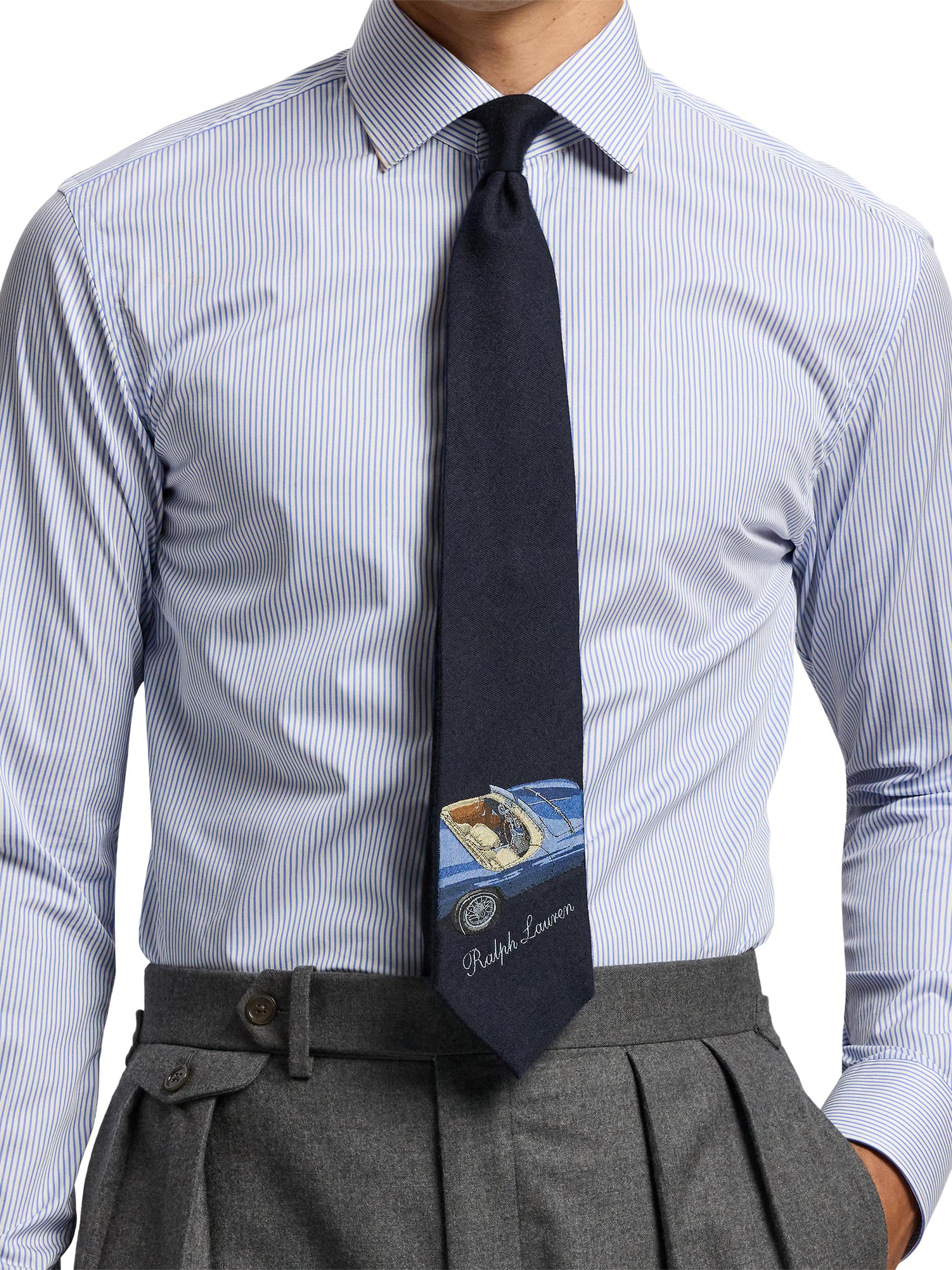 Ralph Lauren Purple Label Automobile Silk-Cashmere Tie | Saks