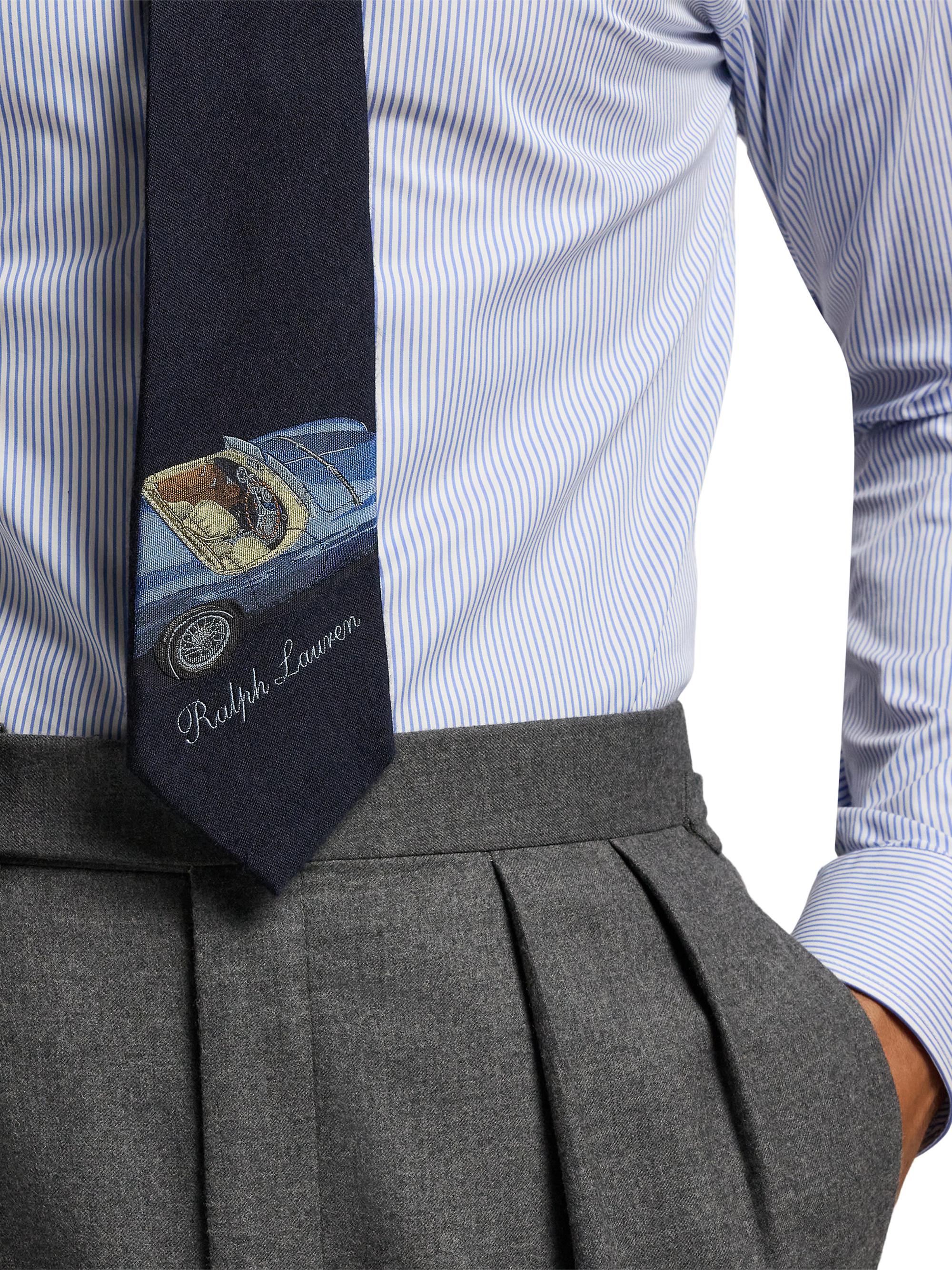 Ralph Lauren Purple Label Automobile Silk-Cashmere Tie | Saks