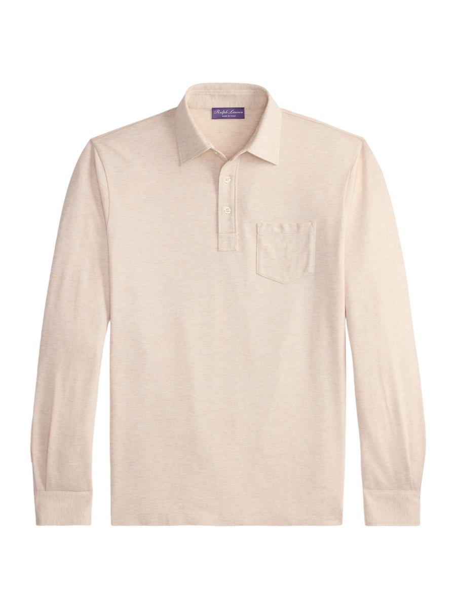 POLO RALPH LAUREN ニットピケノッチカラーシャツL ニットピケショートスリーブノッチカラーシャツ ホワイト | ポロ