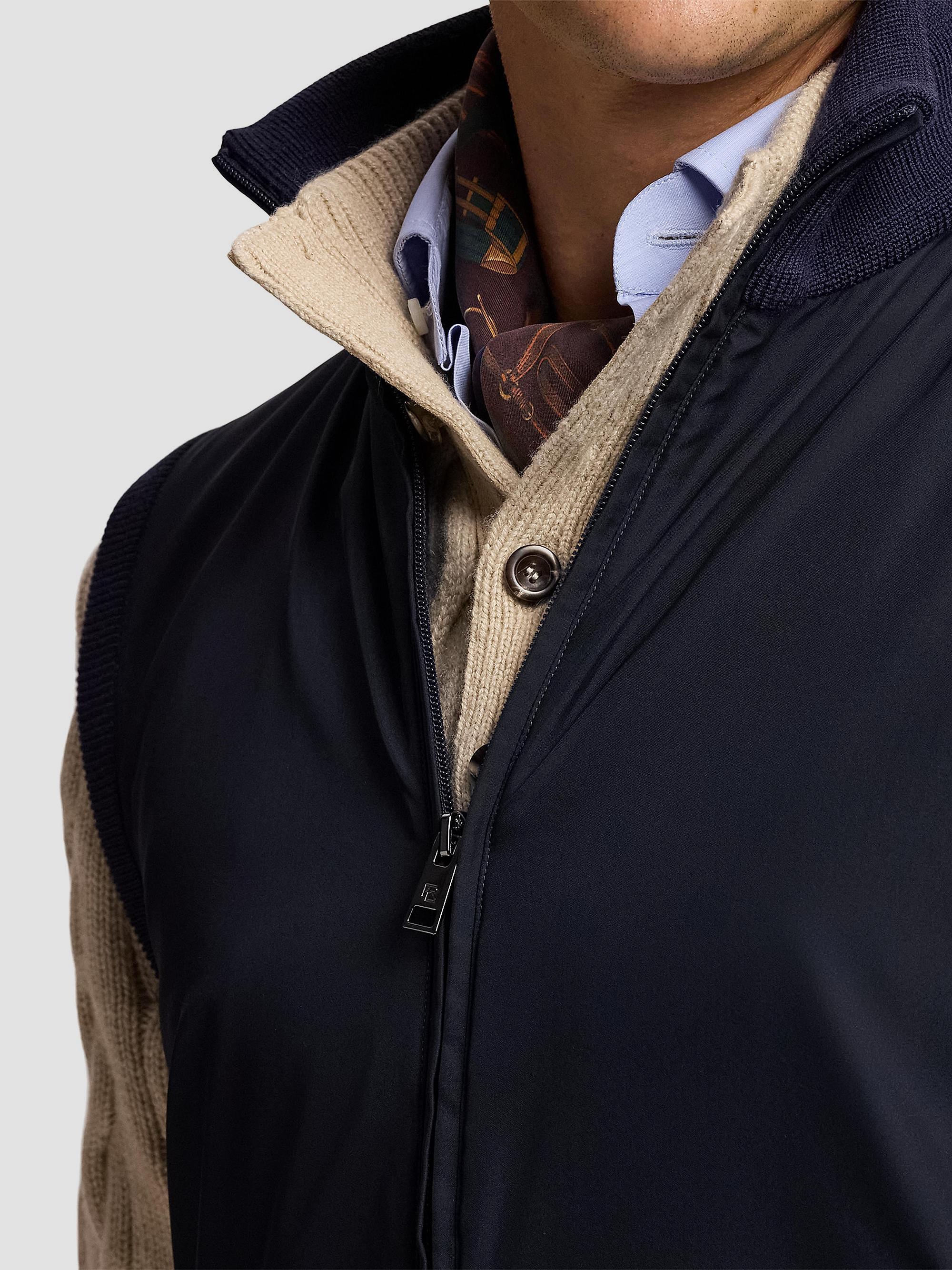 Ralph Lauren Purple Label Hybrid Full-Zip Sweater Vest | Saks