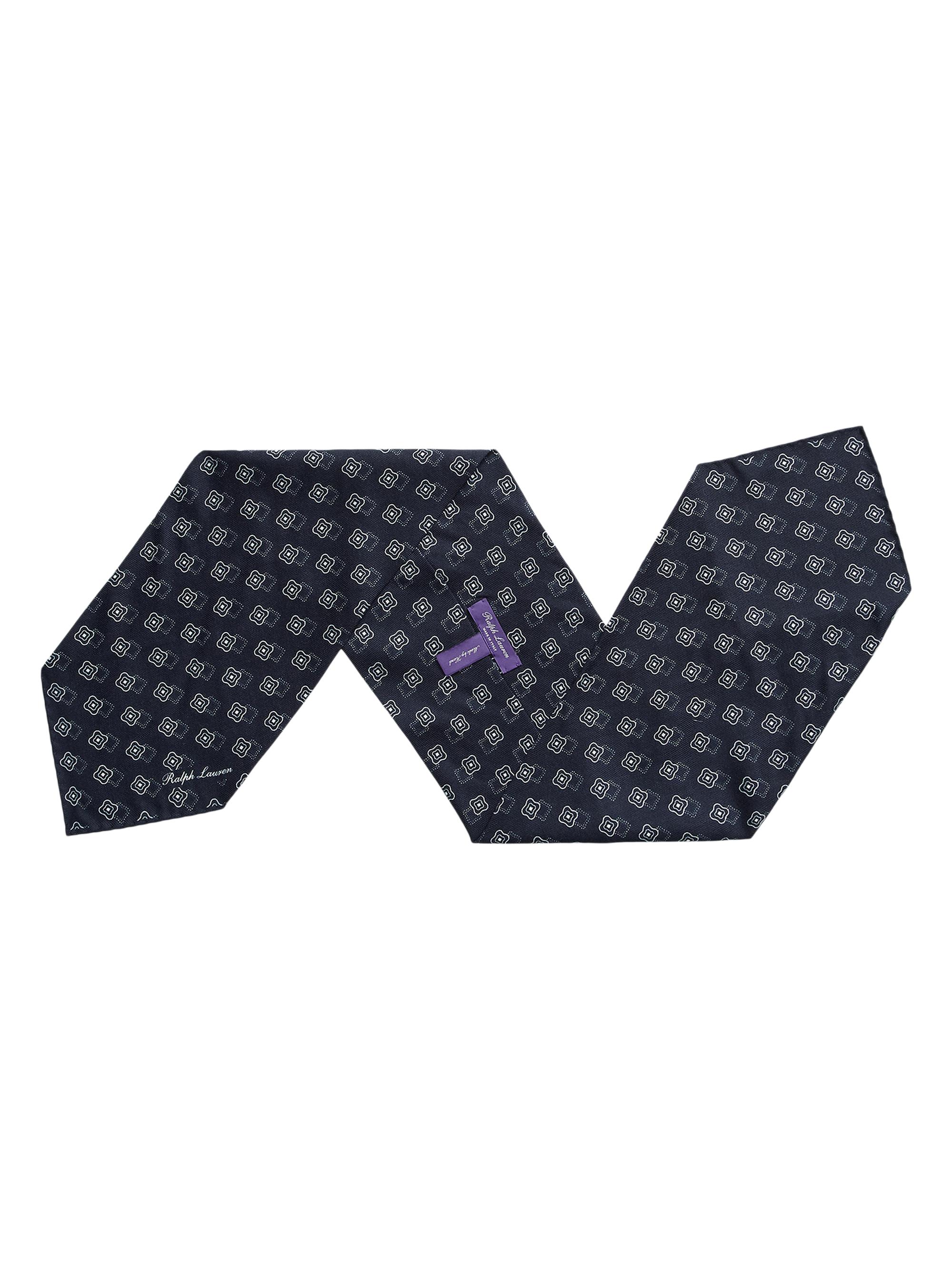Ralph Lauren Purple Label Men's Silk Foulard Neckerchief - Navy