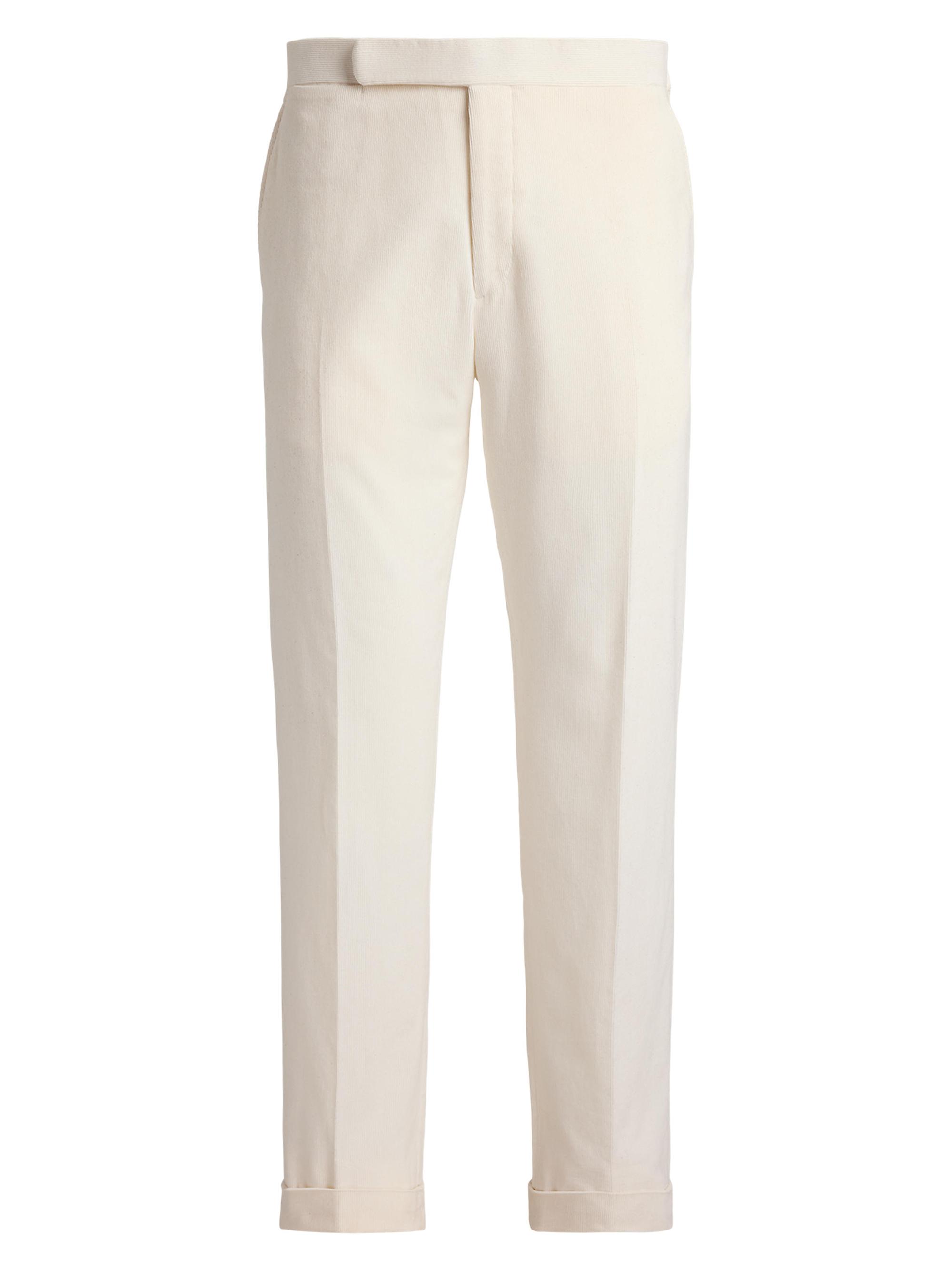 Ralph Lauren Purple Label Men's Sea Island Corduroy Trousers - Cream