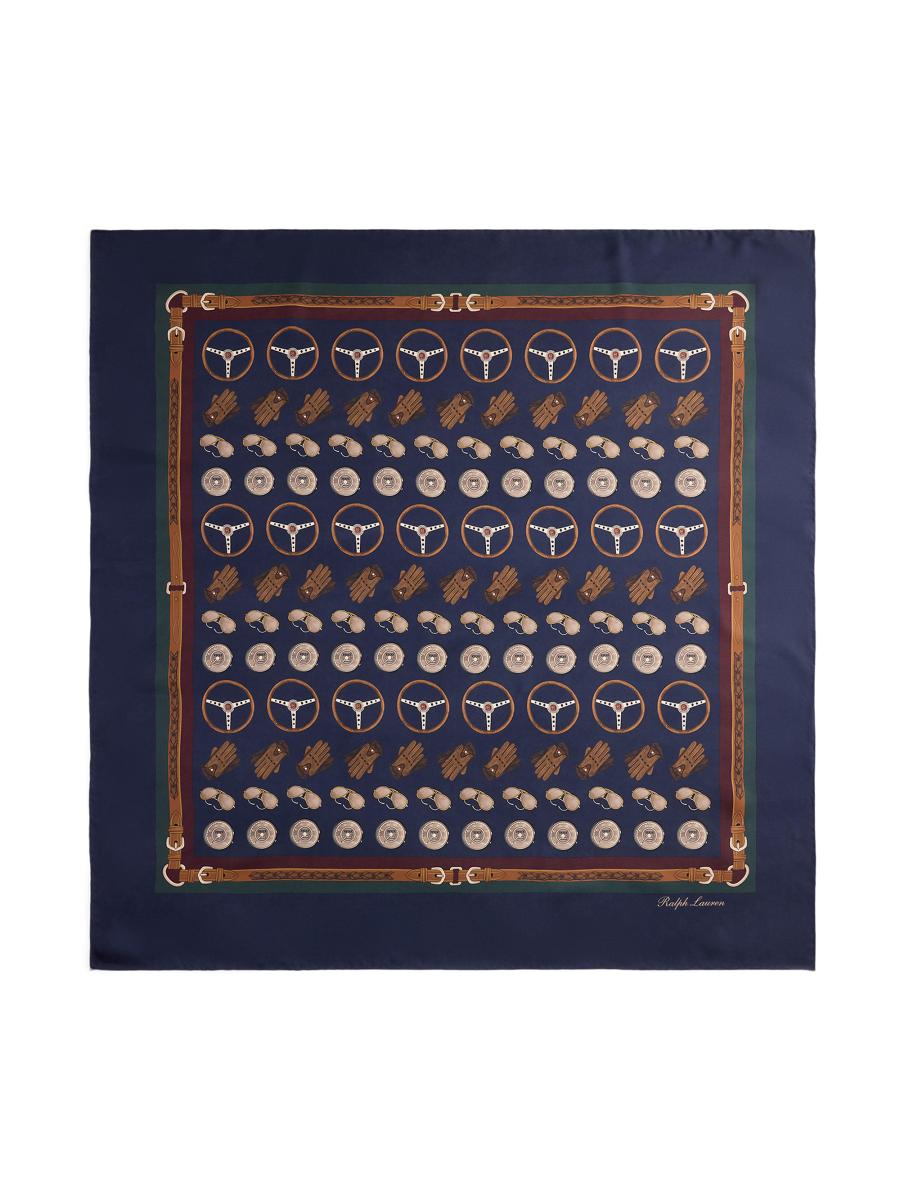 Ralph Lauren Purple Label Automotive Silk Square Scarf | Saks