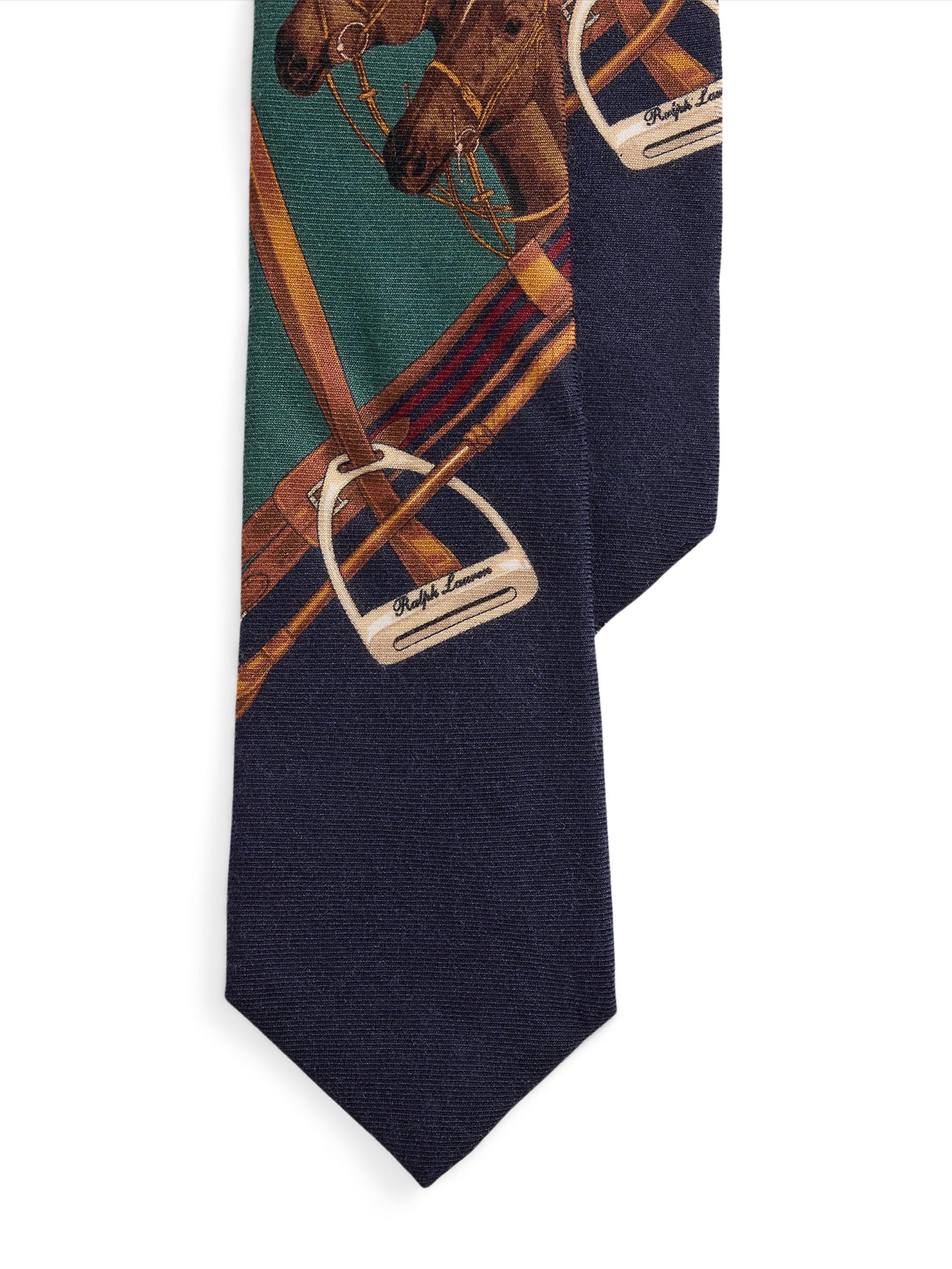 Ralph Lauren Purple Label Equestrian Cashmere-Silk Tie | Saks