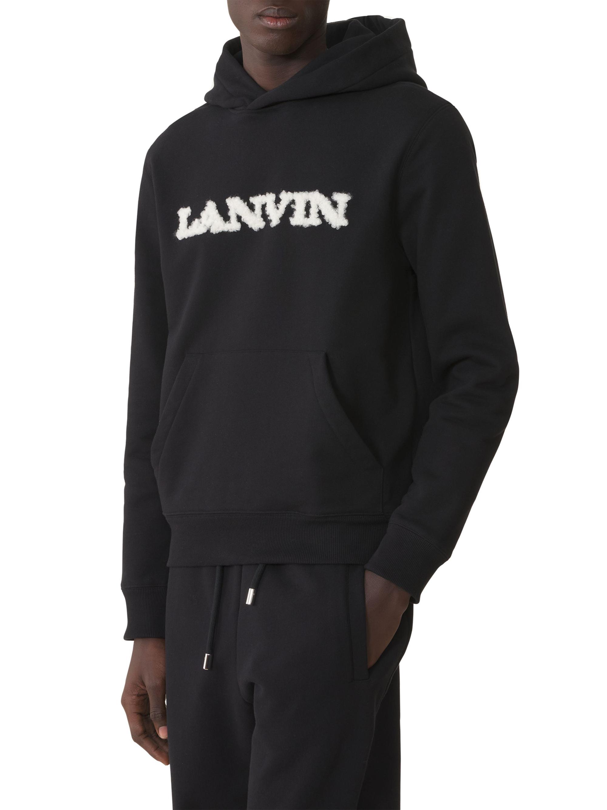 Lanvin Shearling Cotton Hoodie | Saks Fifth Avenue