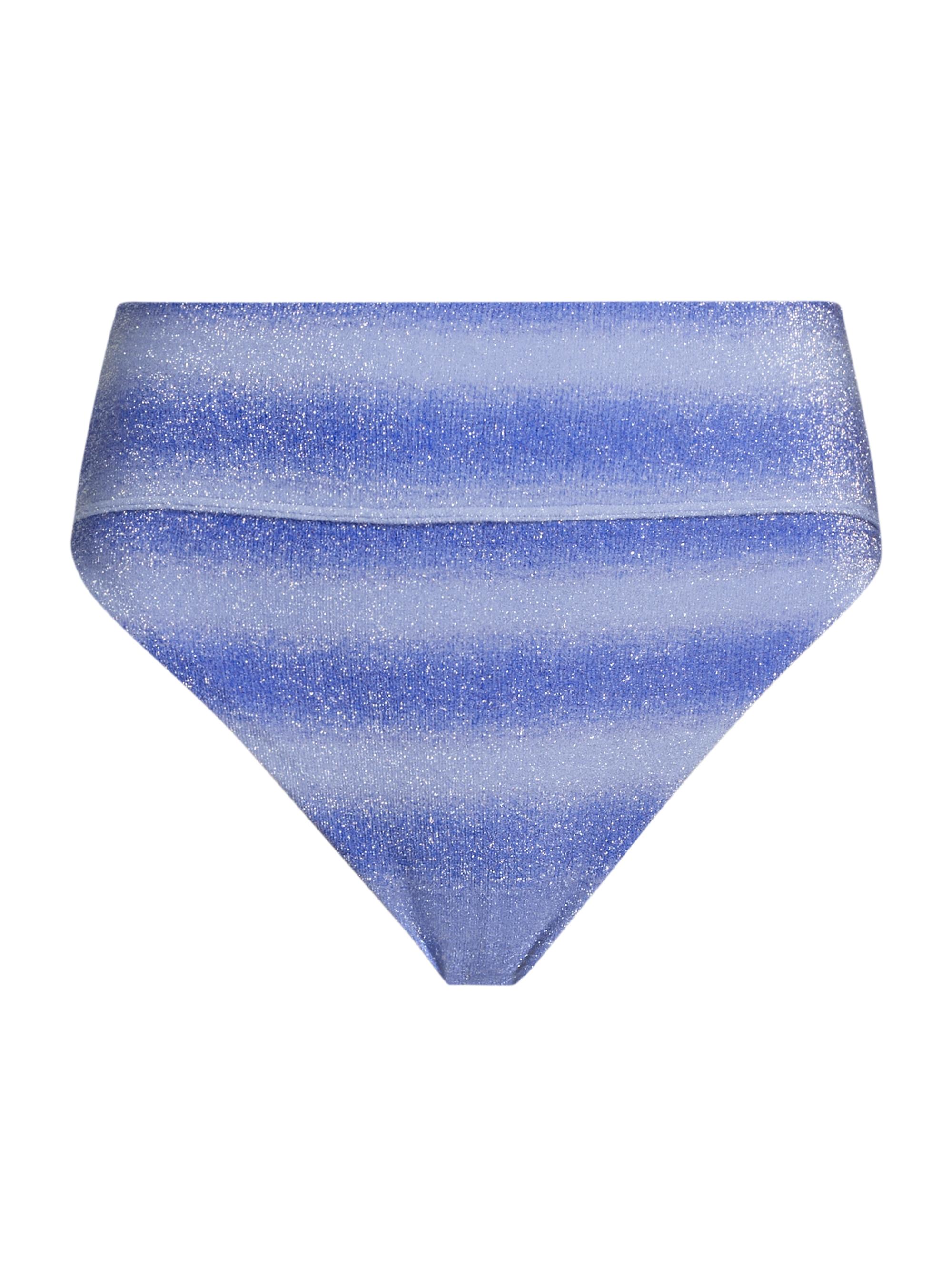 Beach Riot Women's Highway Glitter OmbrÃ© High-Rise Bikini Bottom - Sapphire Sea