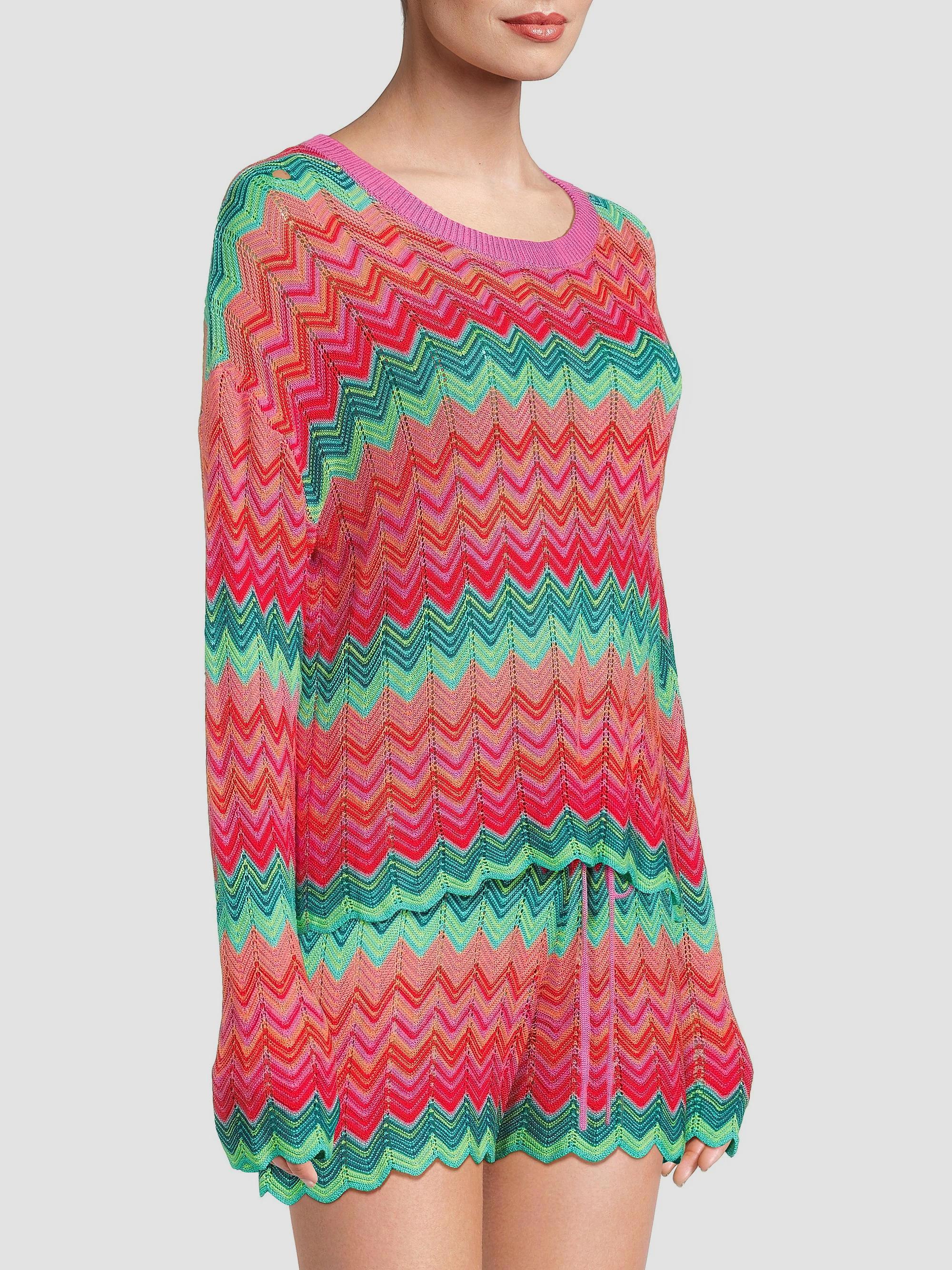 Beach Riot Beach Chevron Knit Sweater | Saks Fifth Avenue
