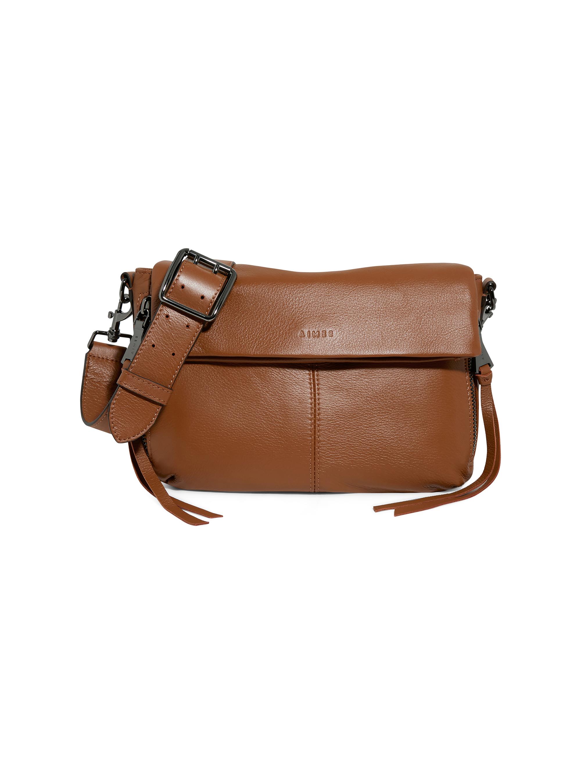 Aimee Kestenberg Women's Bali Leather Crossbody Bag - Chestnut