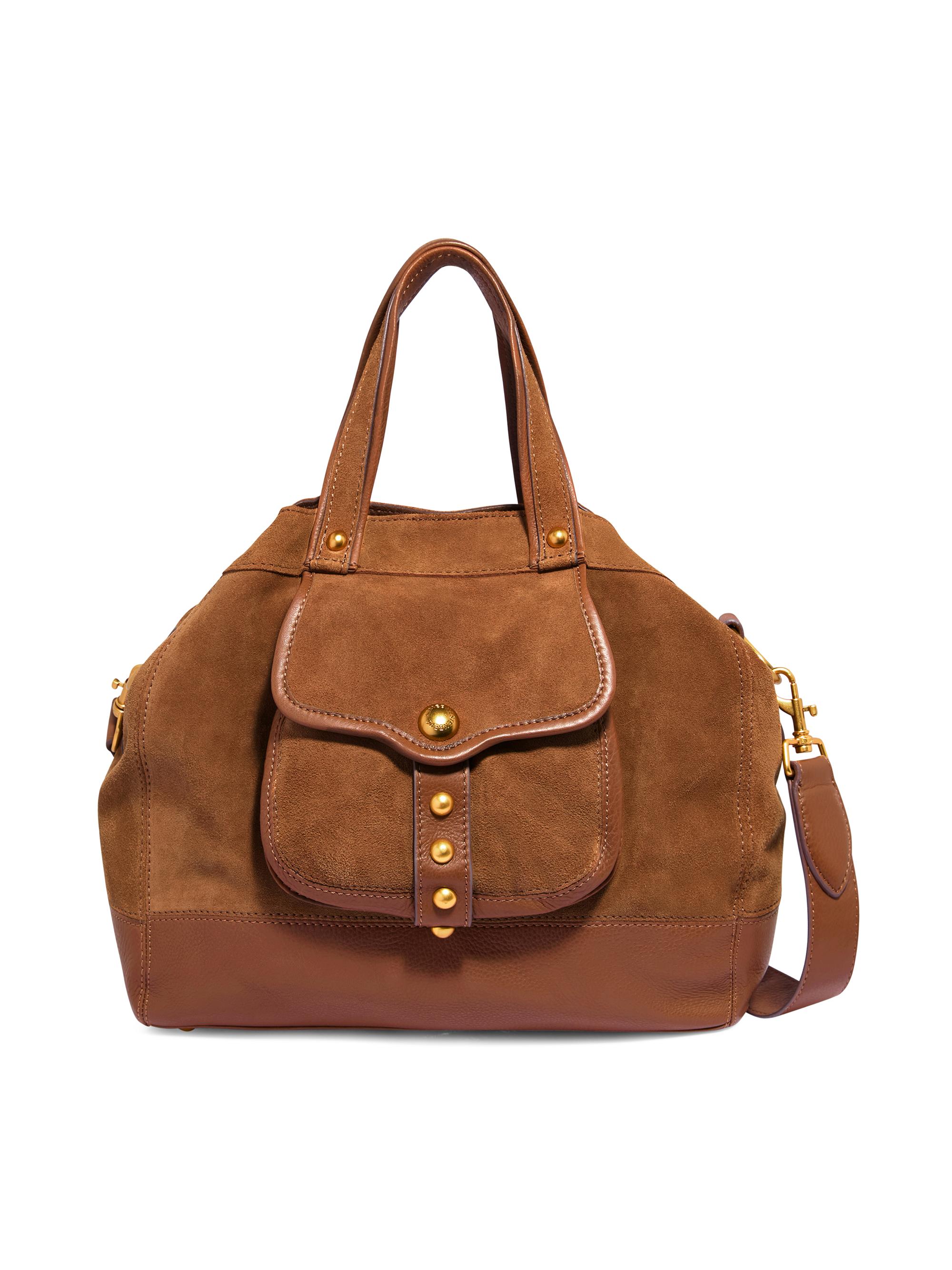 Aimee Kestenberg Women's Great Escape Suede Convertible Shopper Bag - Chestnut Suede