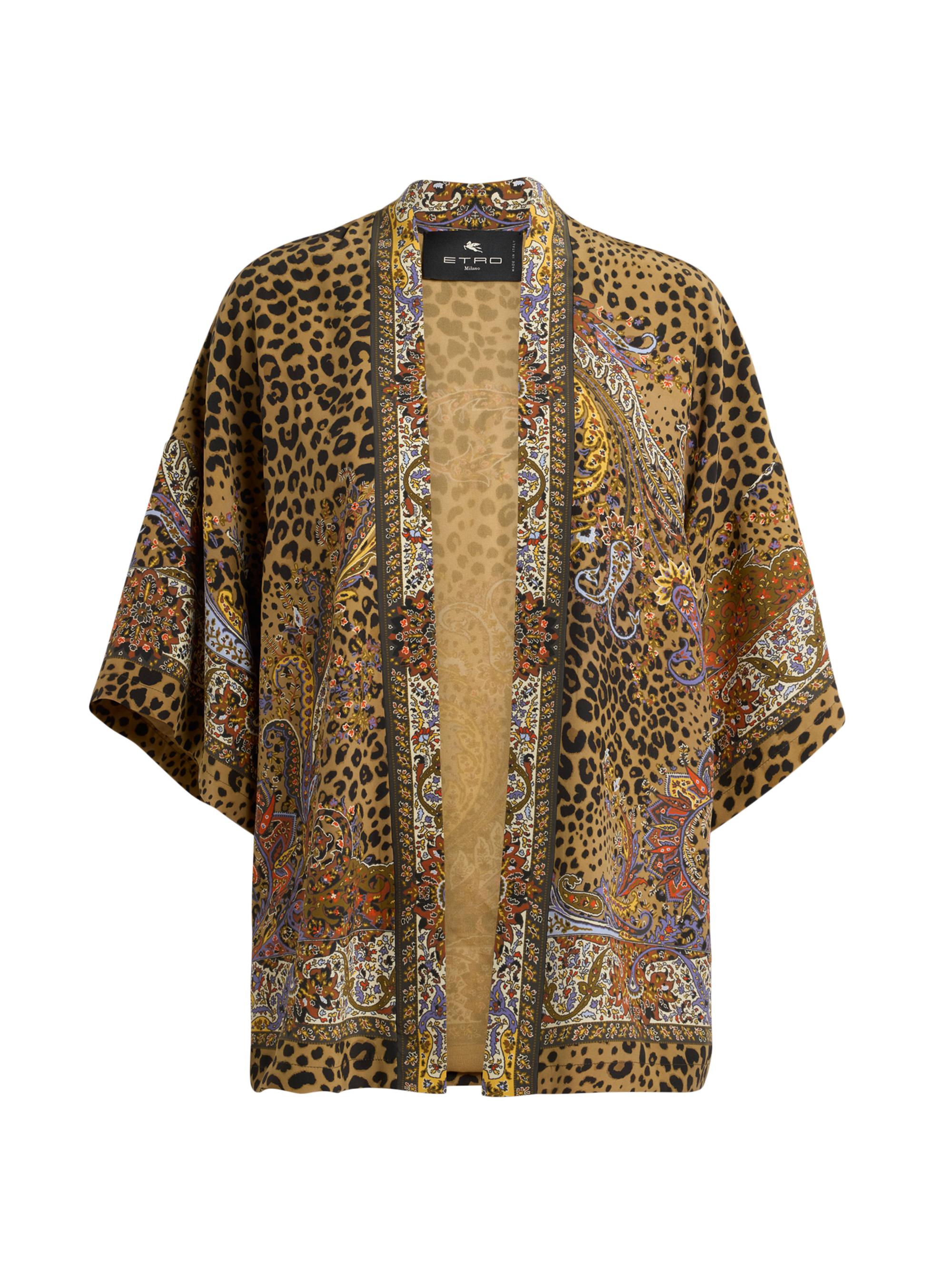Etro Women's Printed Silk Kesa Jacket - Brown