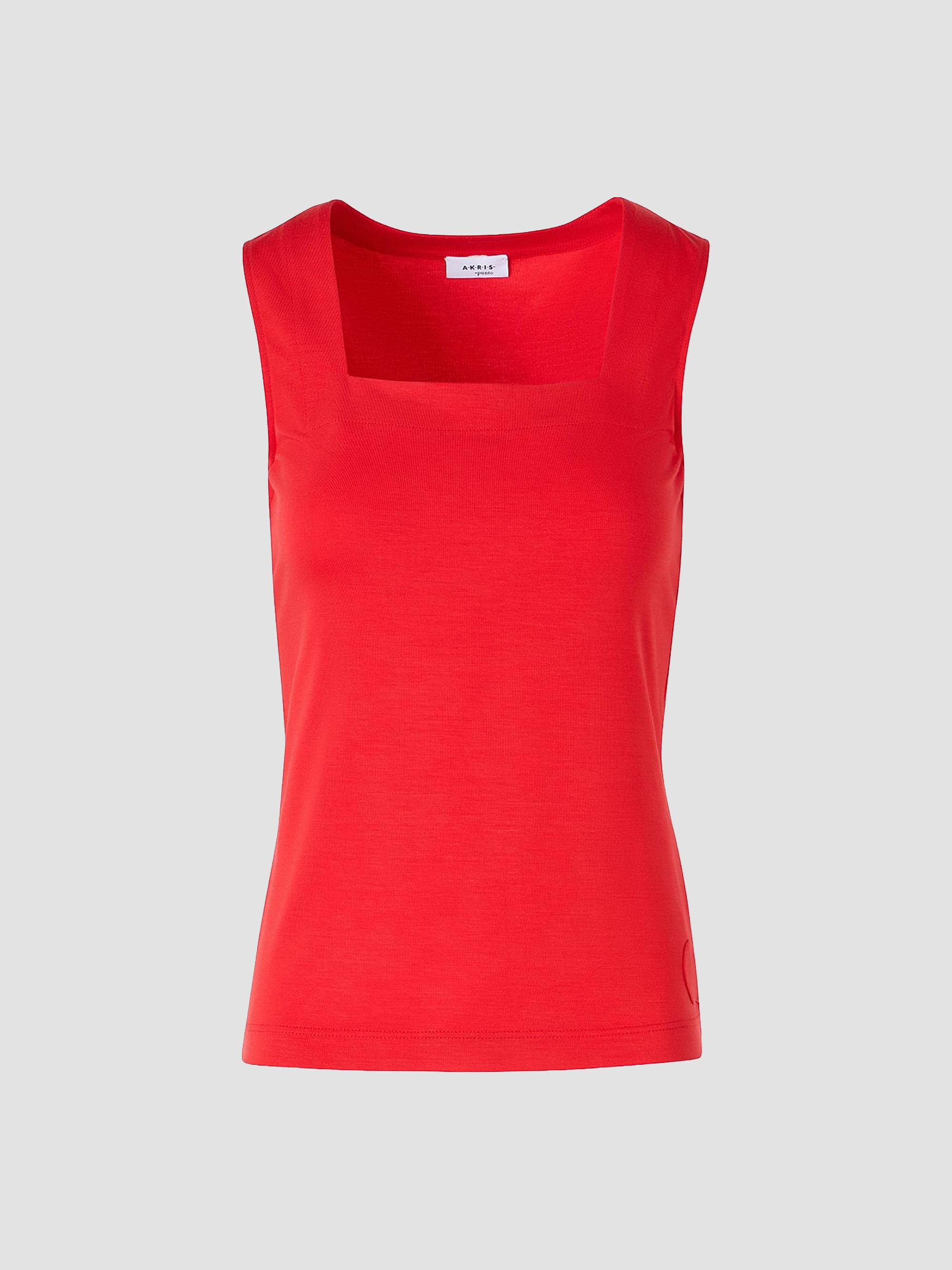 Akris punto Women's Stretch Jersey Sleeveless Top - Red