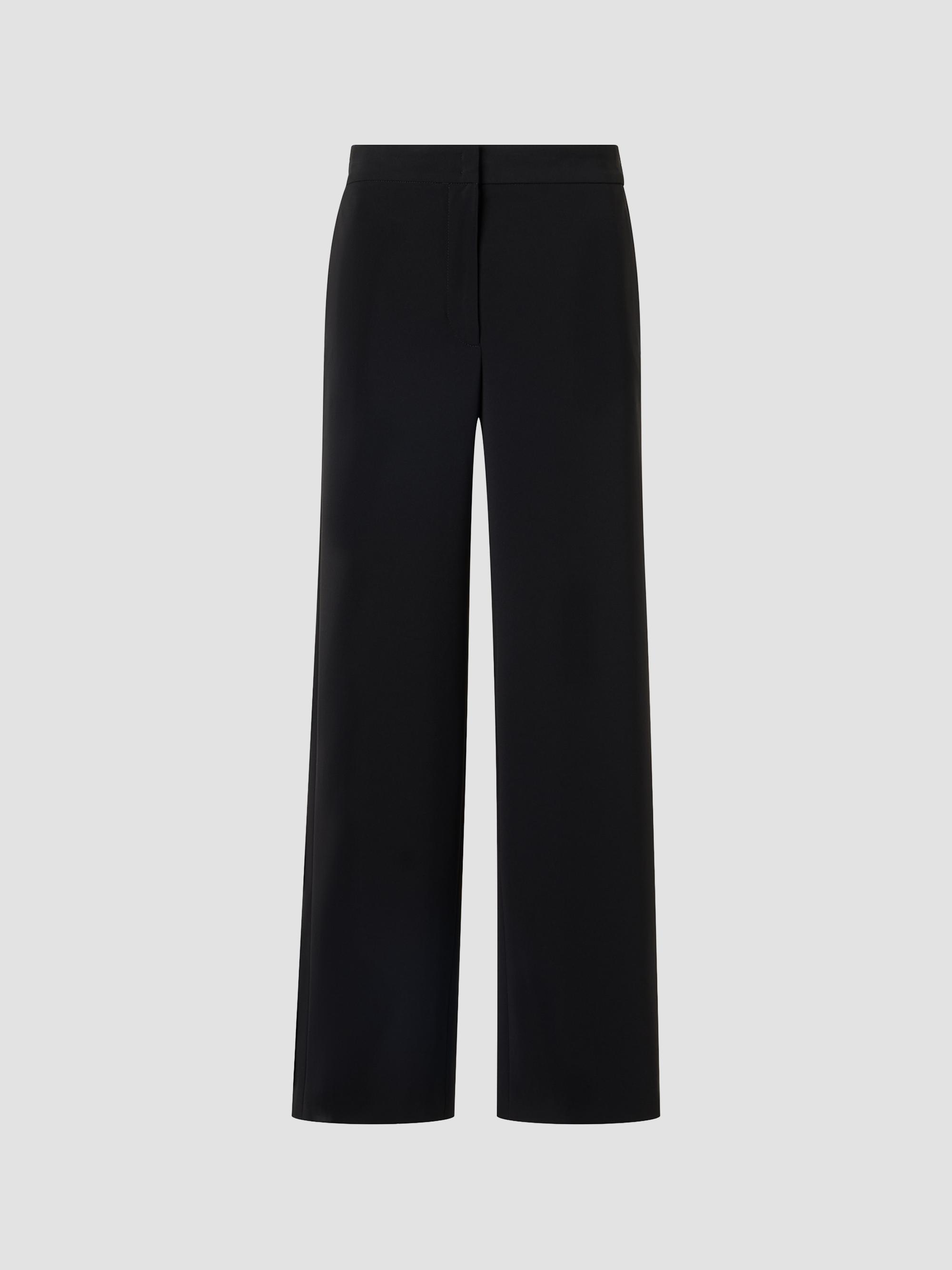 Akris punto Women's Marlon Wide-Leg Crop Pants - Black | Thumbnail 6