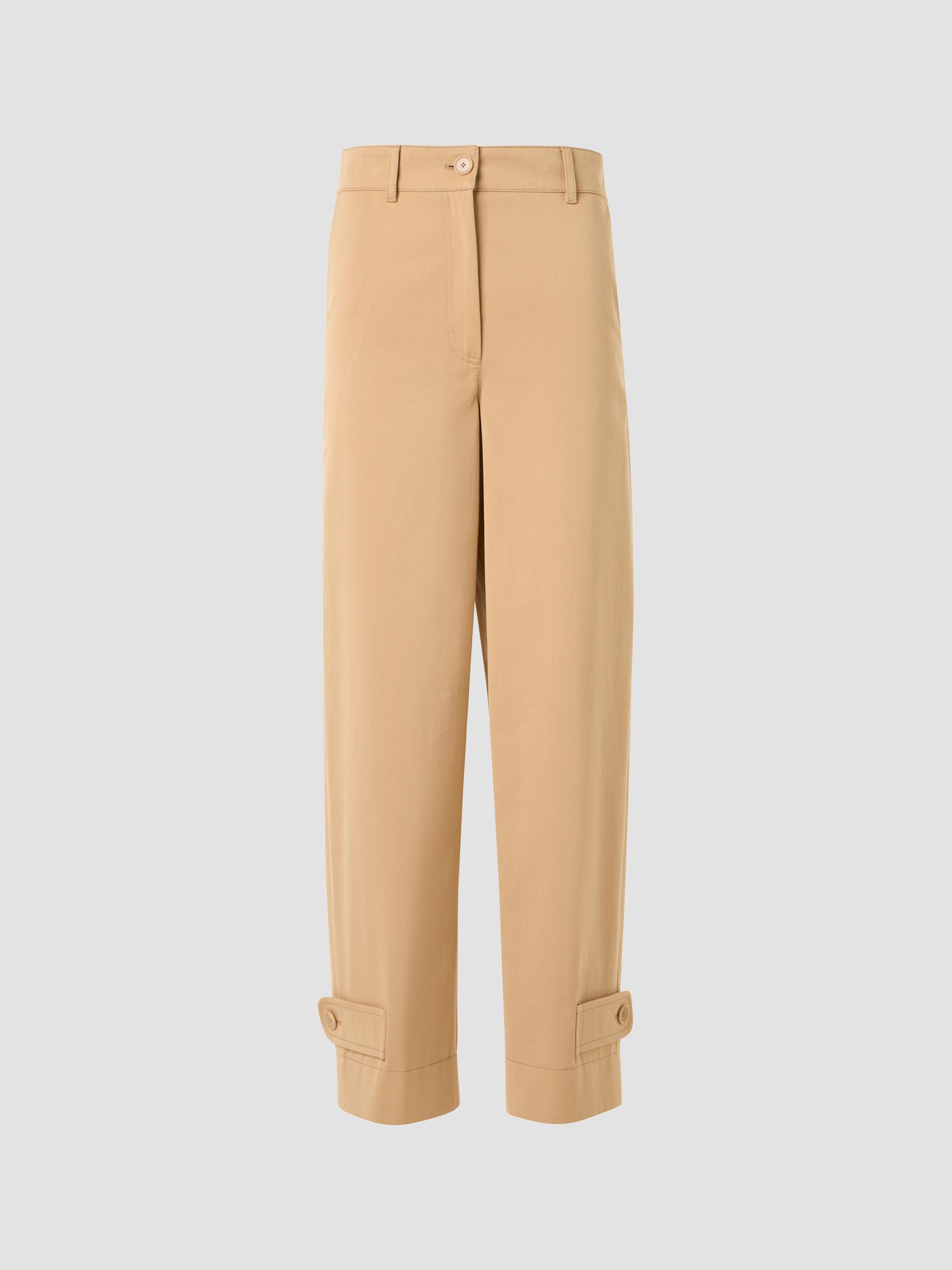 Akris punto Women's Fraser Cotton Gabardine Pants - Beige | Thumbnail 7
