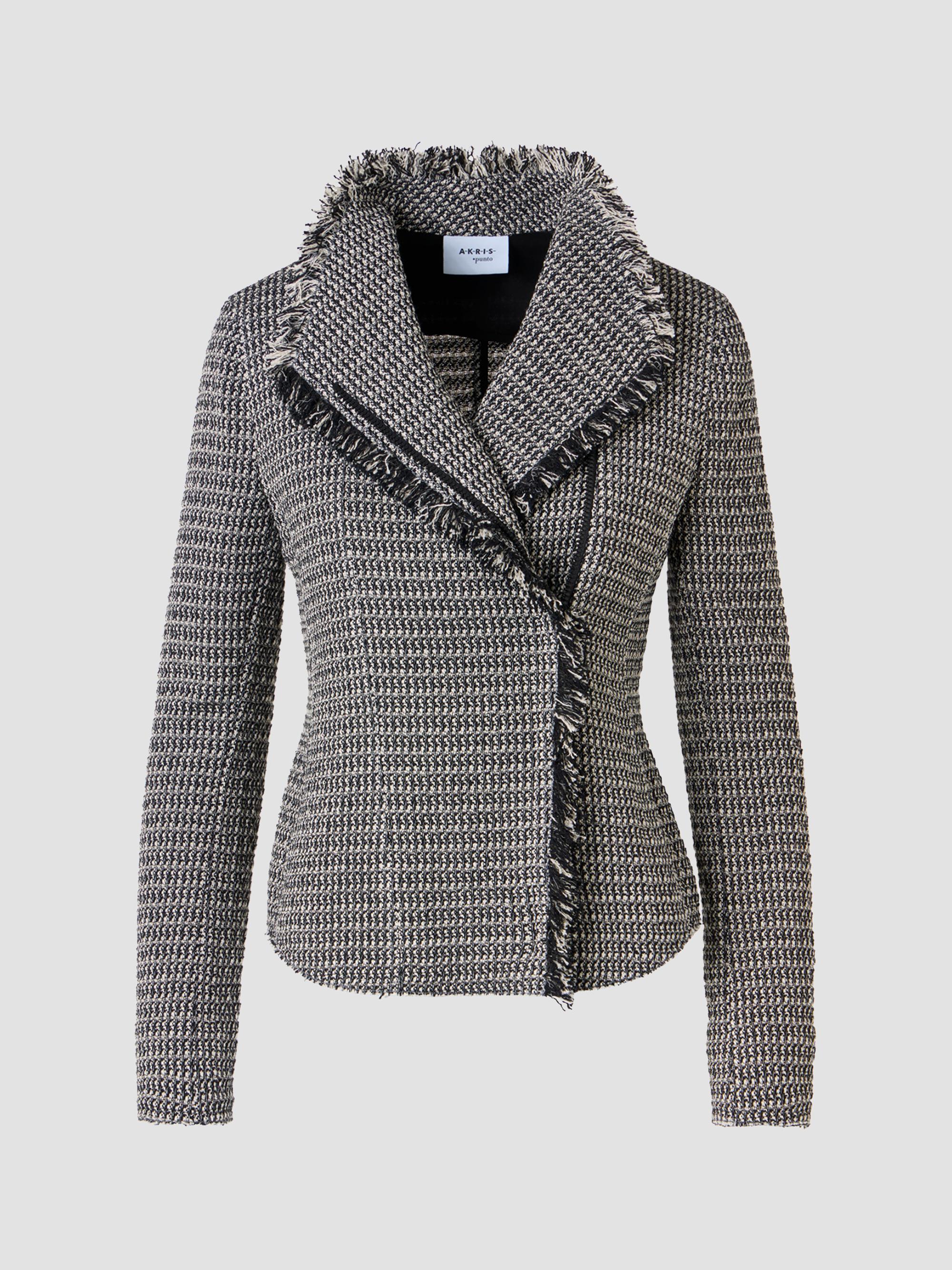 Akris punto Ottoman Wool-Blend Jersey Zip Jacket | Saks Fifth Avenue