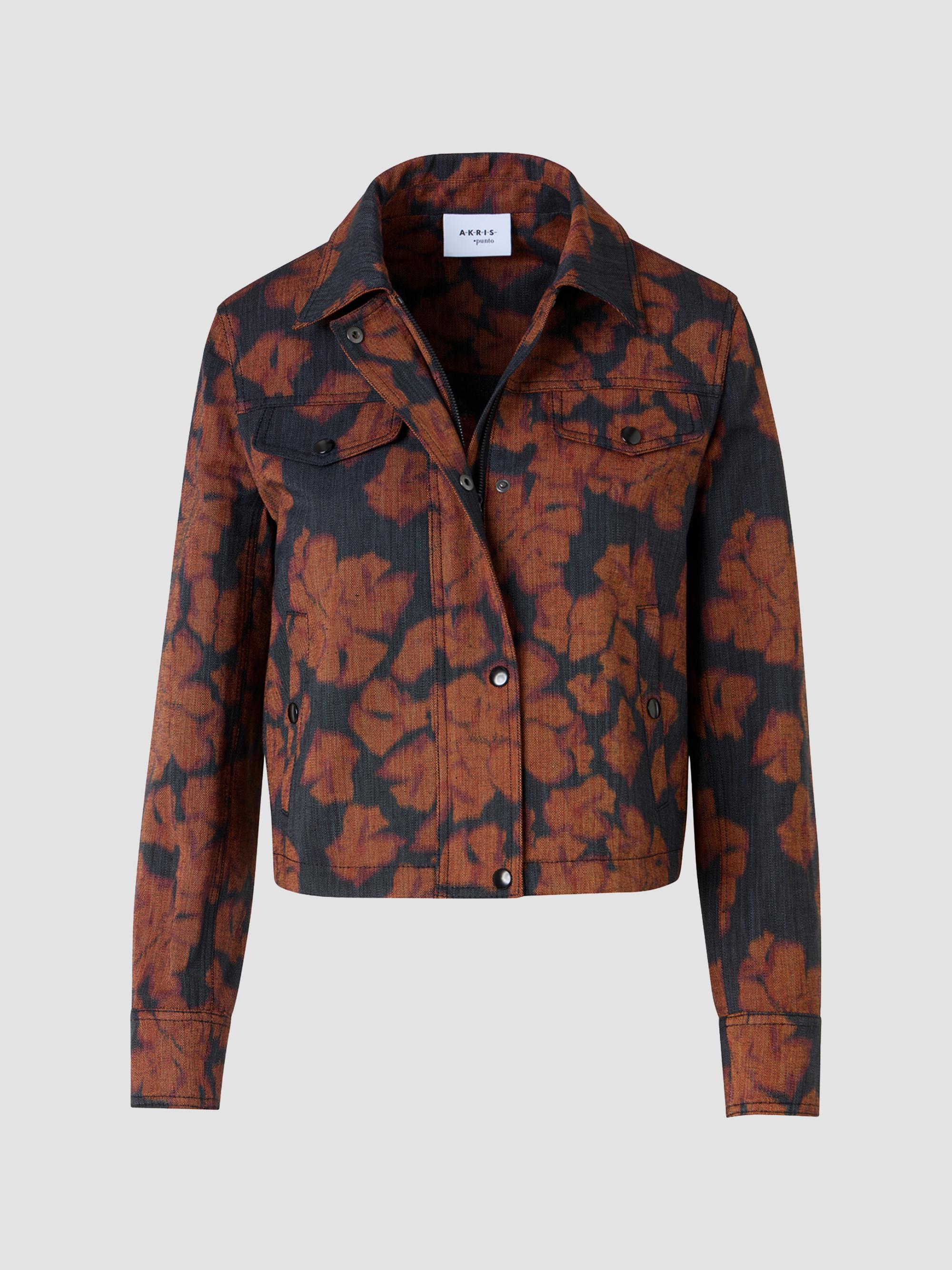 Akris punto Raw Denim Tweed Jacket | Saks Fifth Avenue