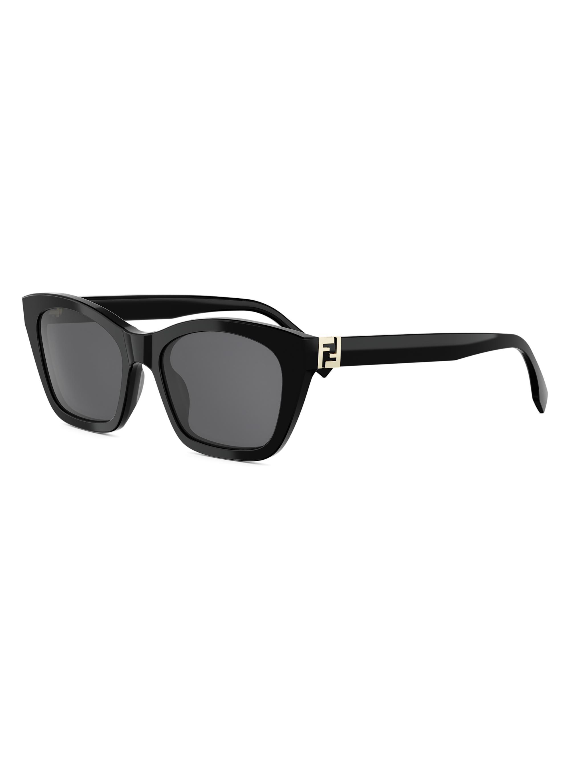 Fendi Women's 54MM Rectangular Sunglasses - Black