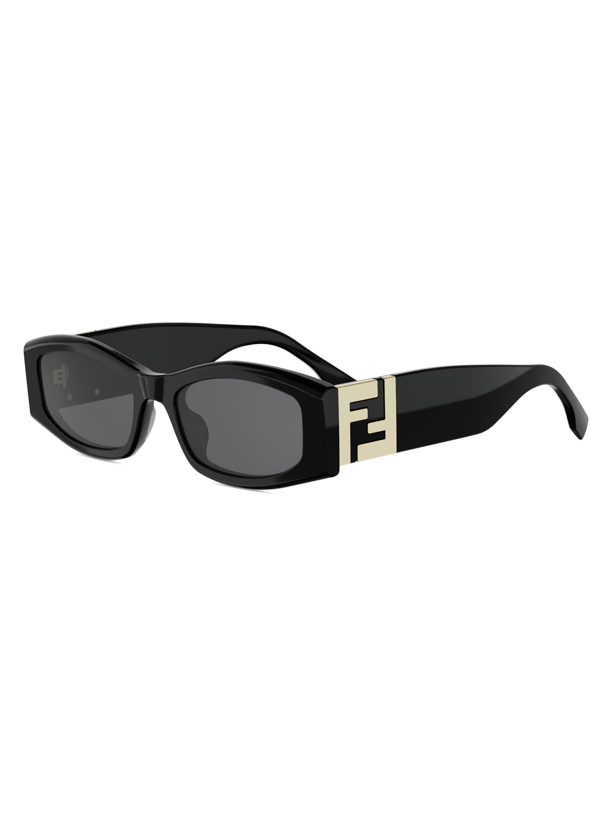 Fendi Women's 54MM Rectangular Sunglasses - Black
