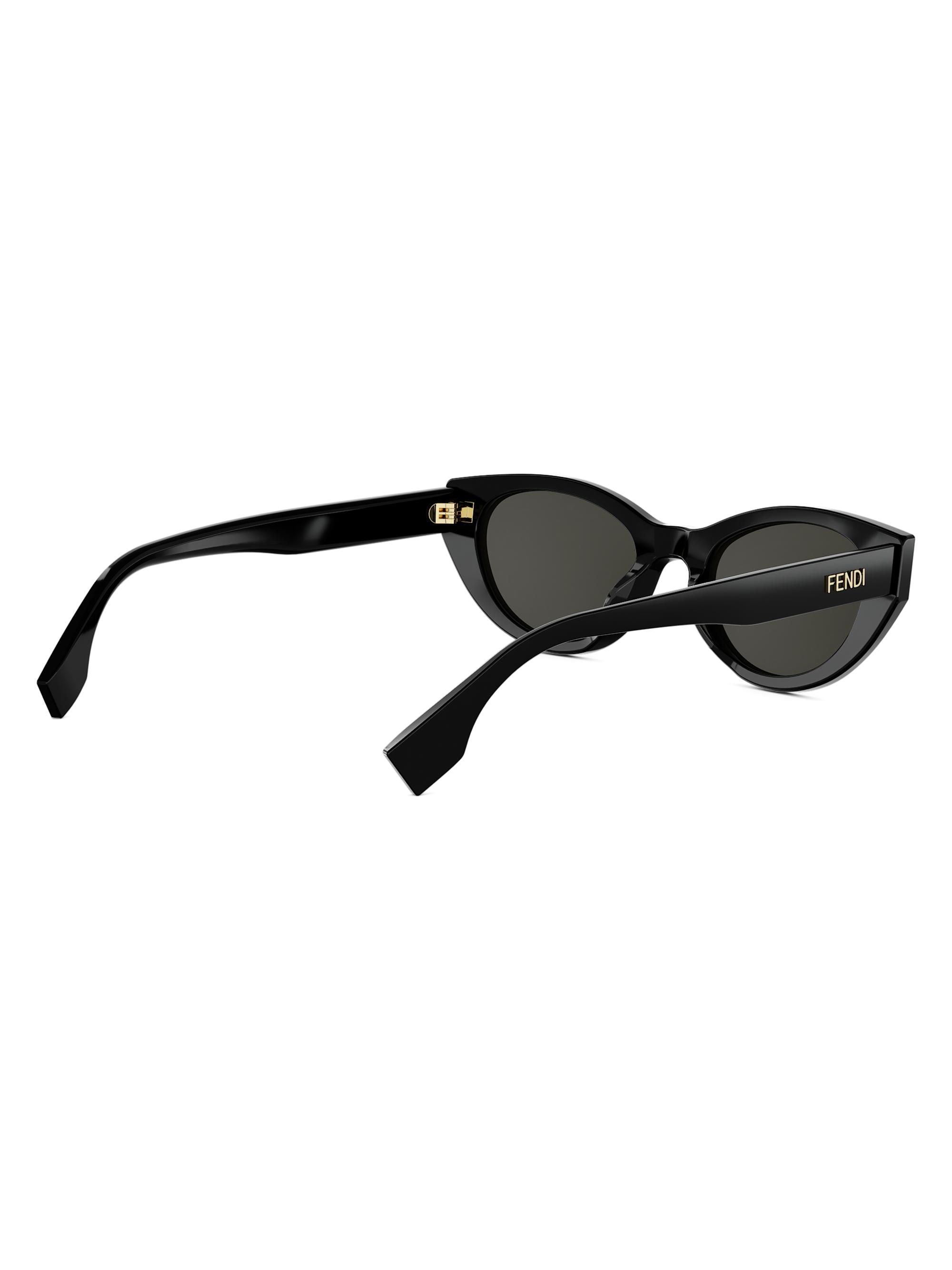 Fendi Lettering 51MM Cat-Eye Sunglasses | Saks Fifth Avenue