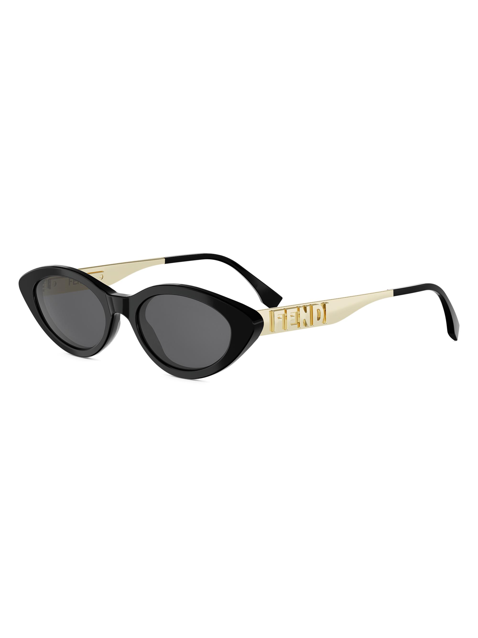 Fendi Women's graphy 51MM Cat-Eye Sunglasses - Gold Black