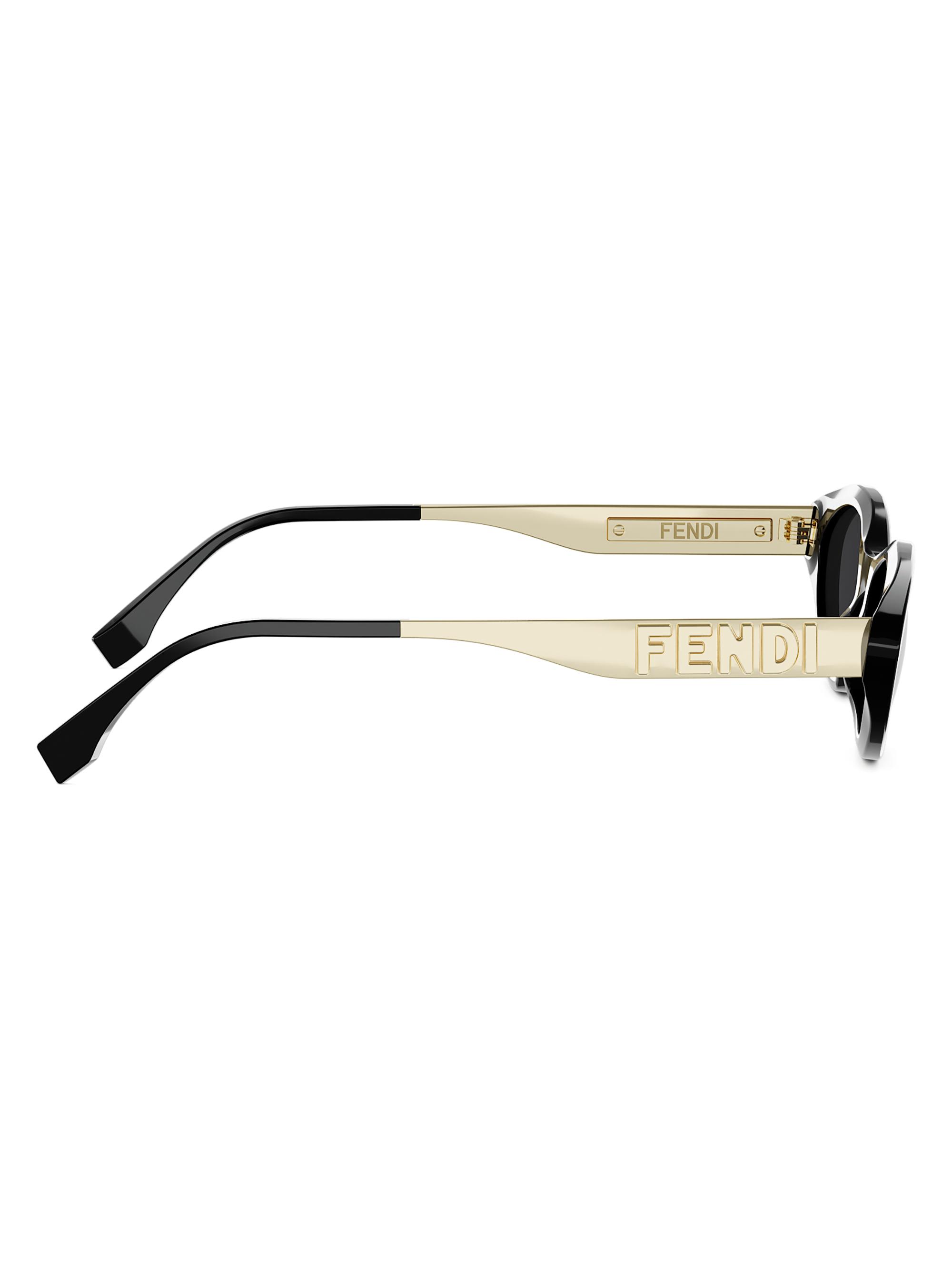 Fendi Fendigraphy 51MM Cat-Eye Sunglasses | Saks Fifth Avenue