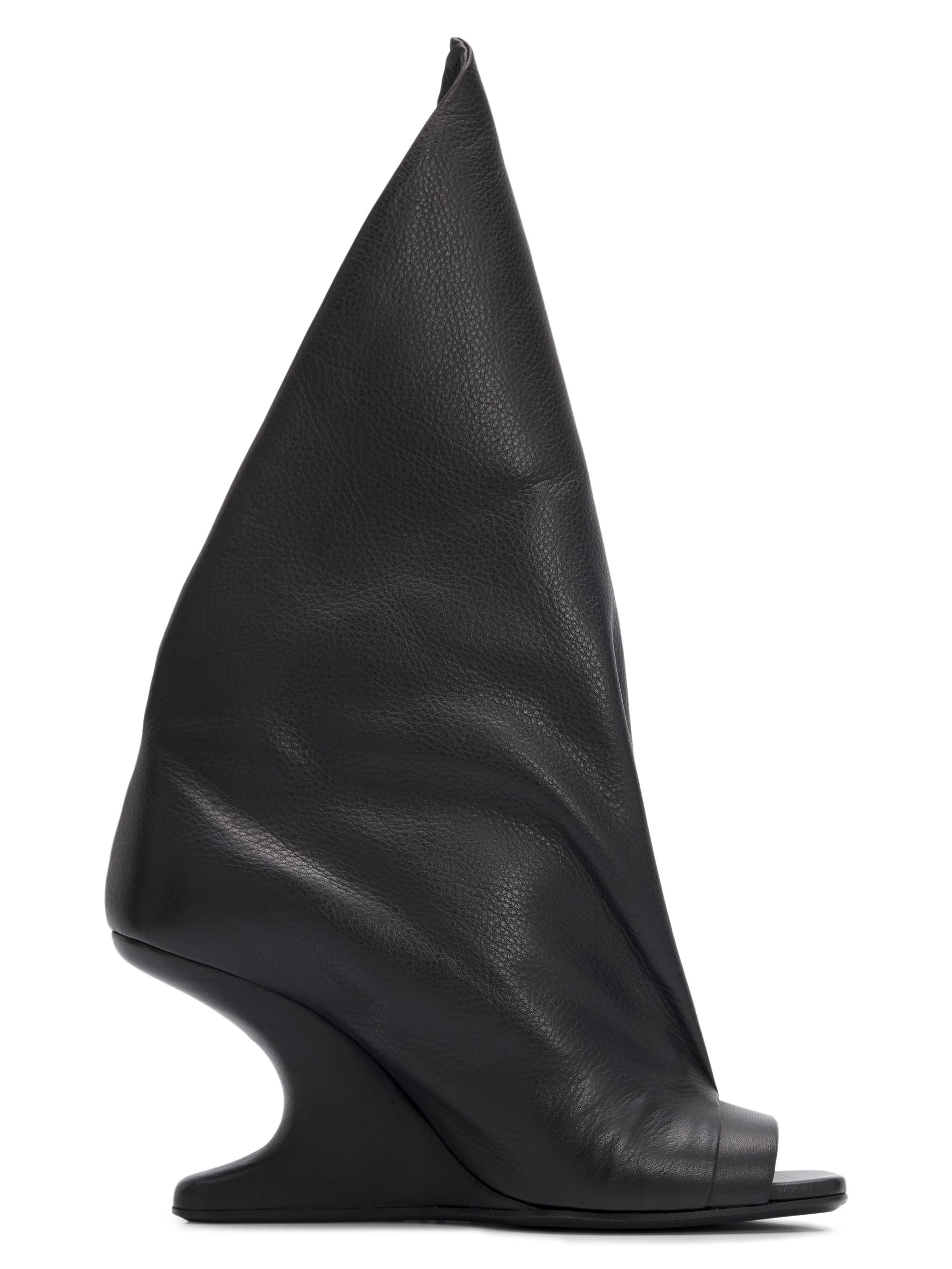 Rick Owens Women's Cantilever 8 Leather Strutter Sandals - Black