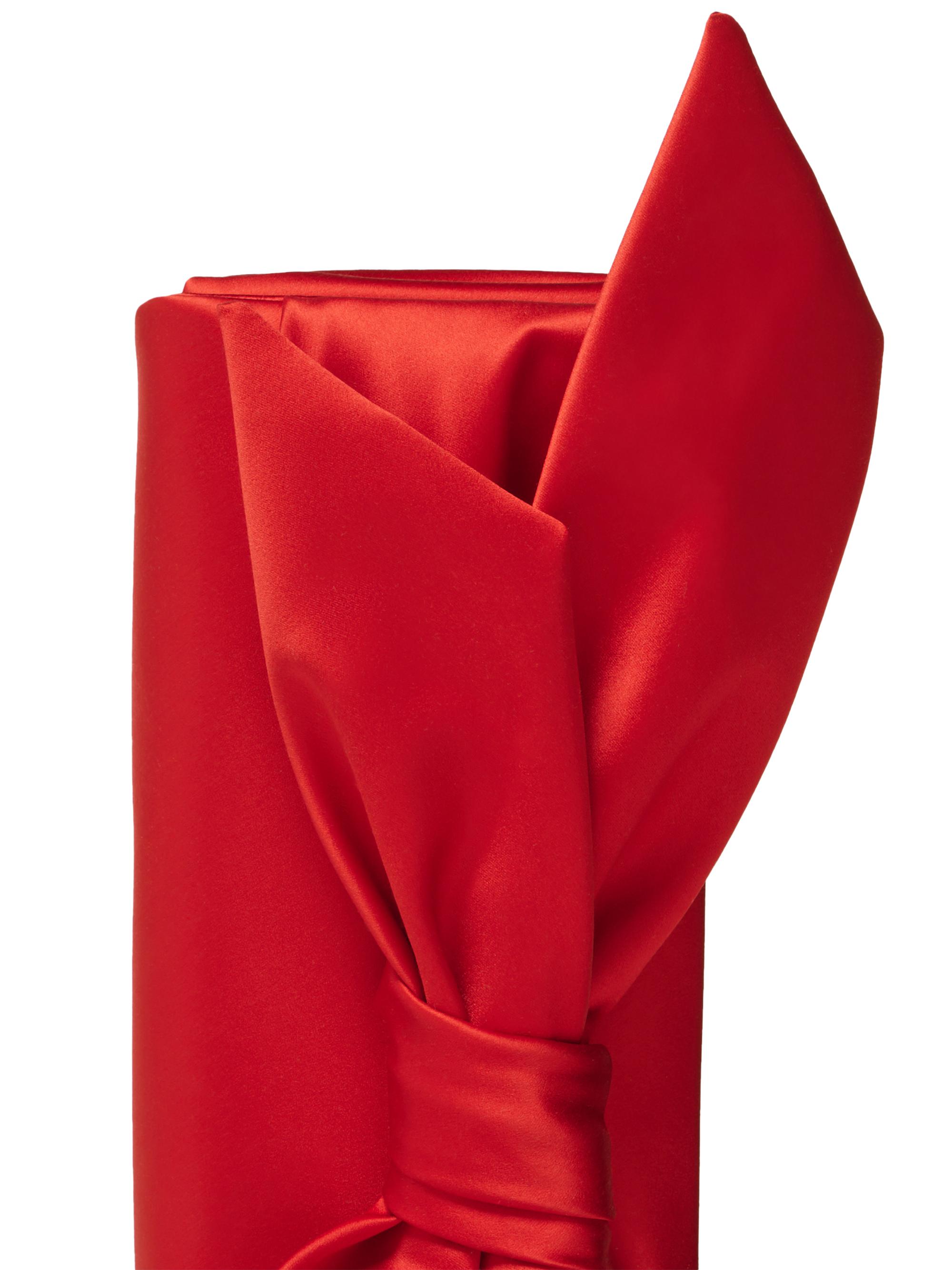 Carolina Herrera Women's Karlita Bow Satin Clutch - Herrera Red | Thumbnail 9