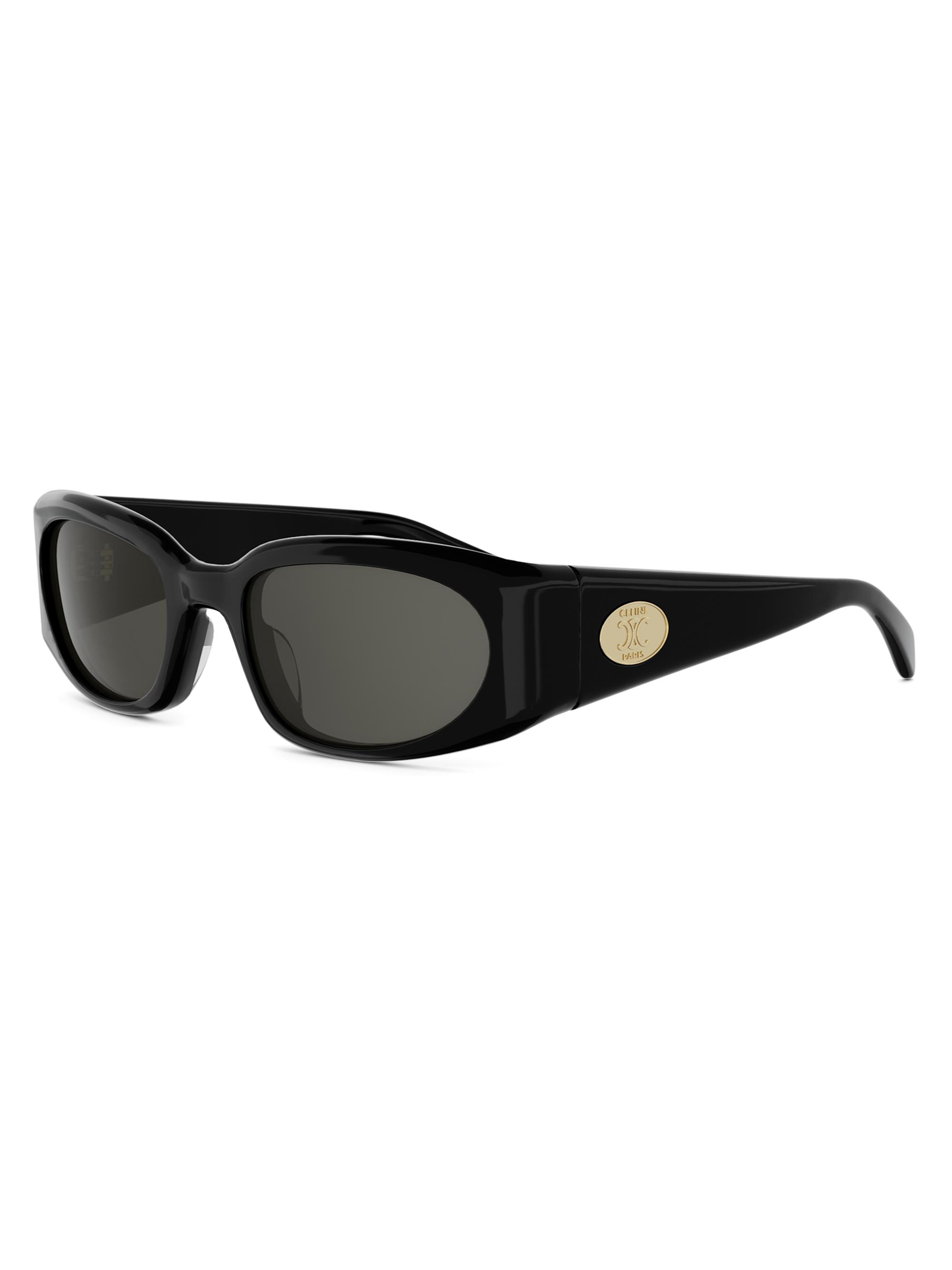 CELINE Three Dots 53MM Rectangular Sunglasses | Saks Fifth Avenue