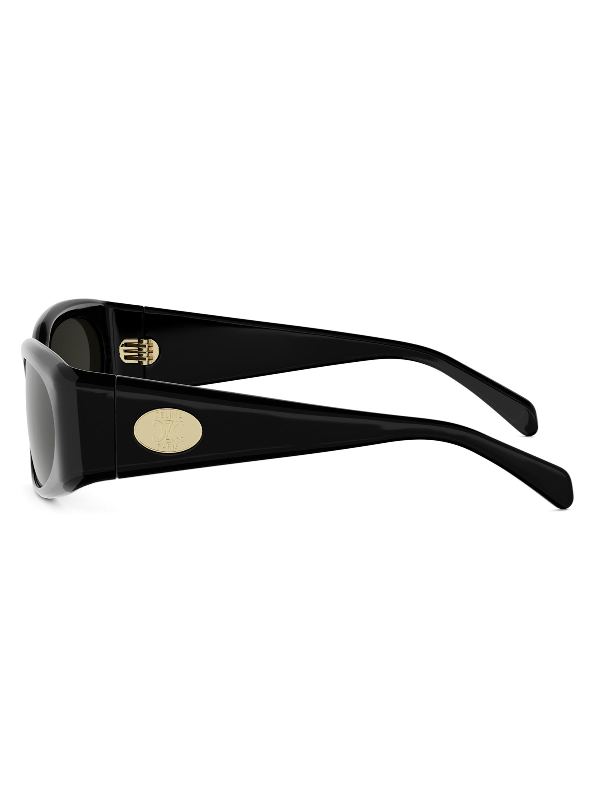 【JJJSSSFFF】正規品　CELINE ブラックサングラス CELINE Journey 55MM Rectangular Sunglasses | Saks Fifth Avenue