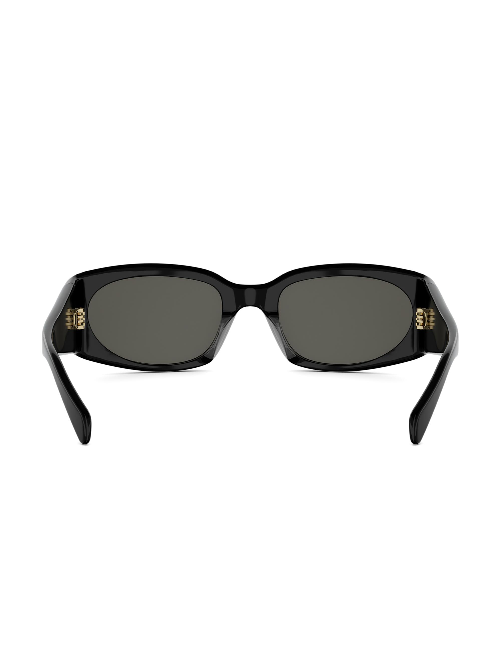 CELINE Journey 55MM Rectangular Sunglasses | Saks Fifth Avenue