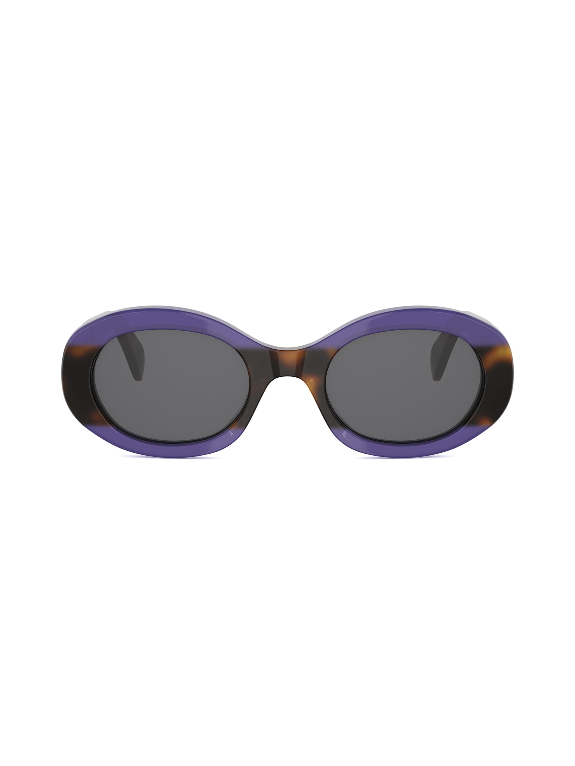 CELINE TRIOMPHE 50MM Logo Oval sunglasses | Saks Fifth Avenue