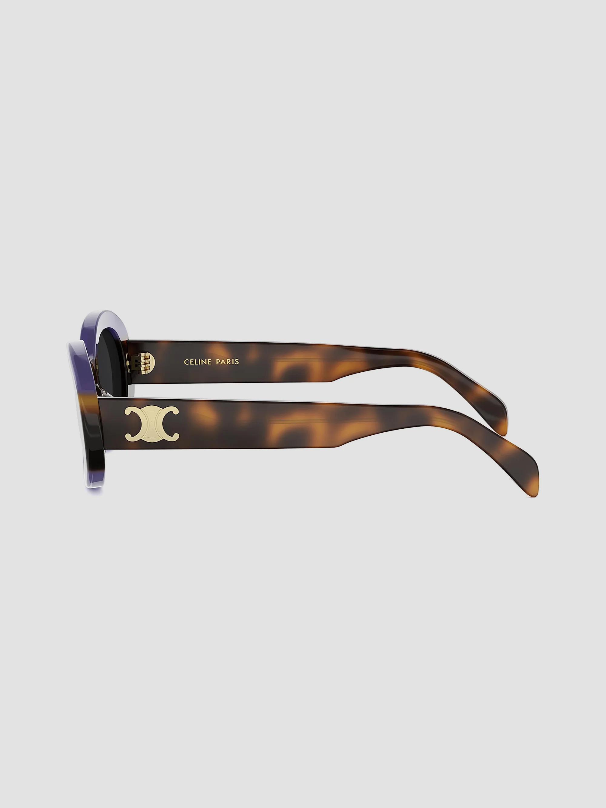 CELINE TRIOMPHE 50MM Logo Oval sunglasses | Saks Fifth Avenue