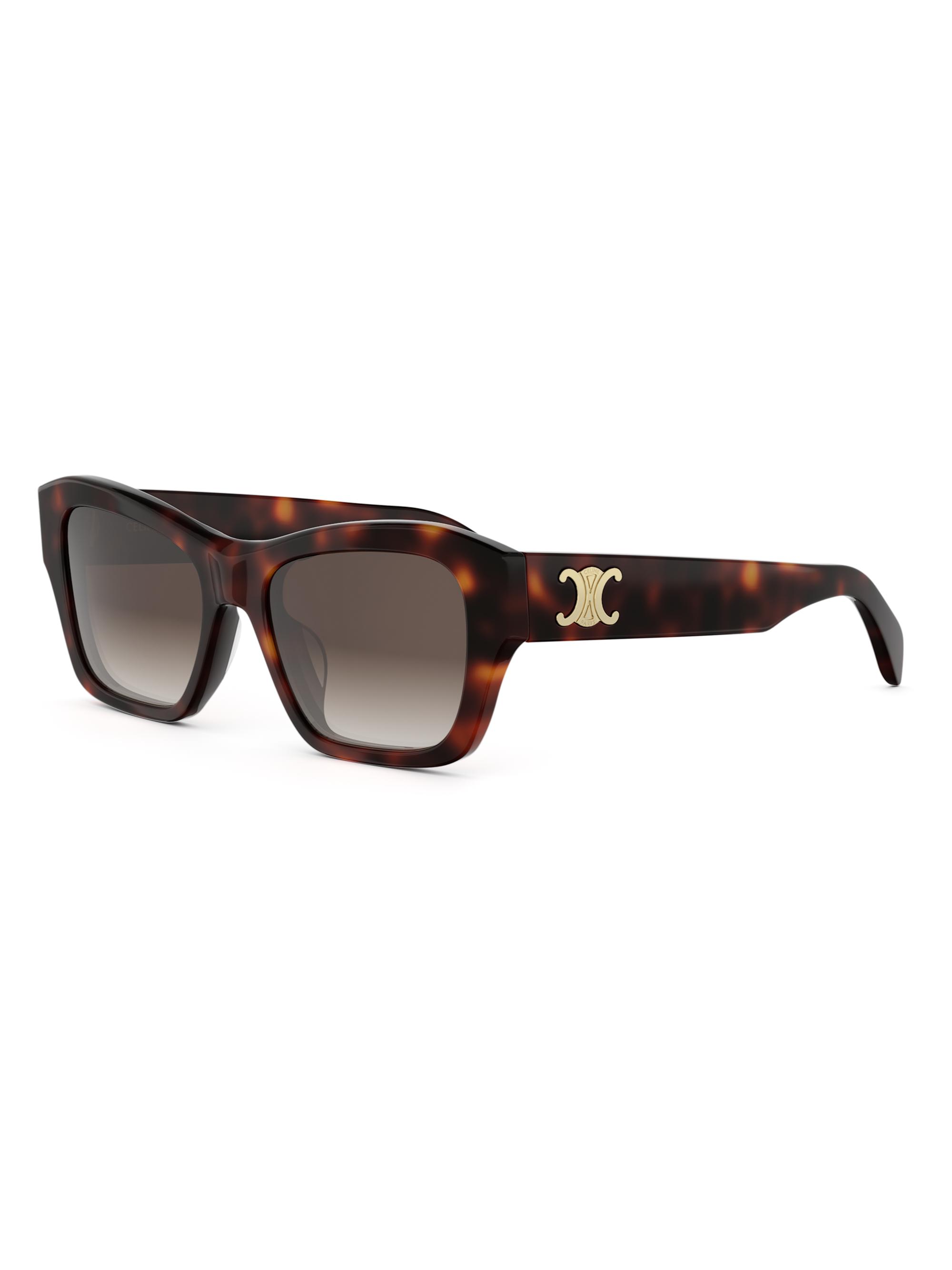 CELINE Women's Triomphe 55MM Square Sunglasses - Brown