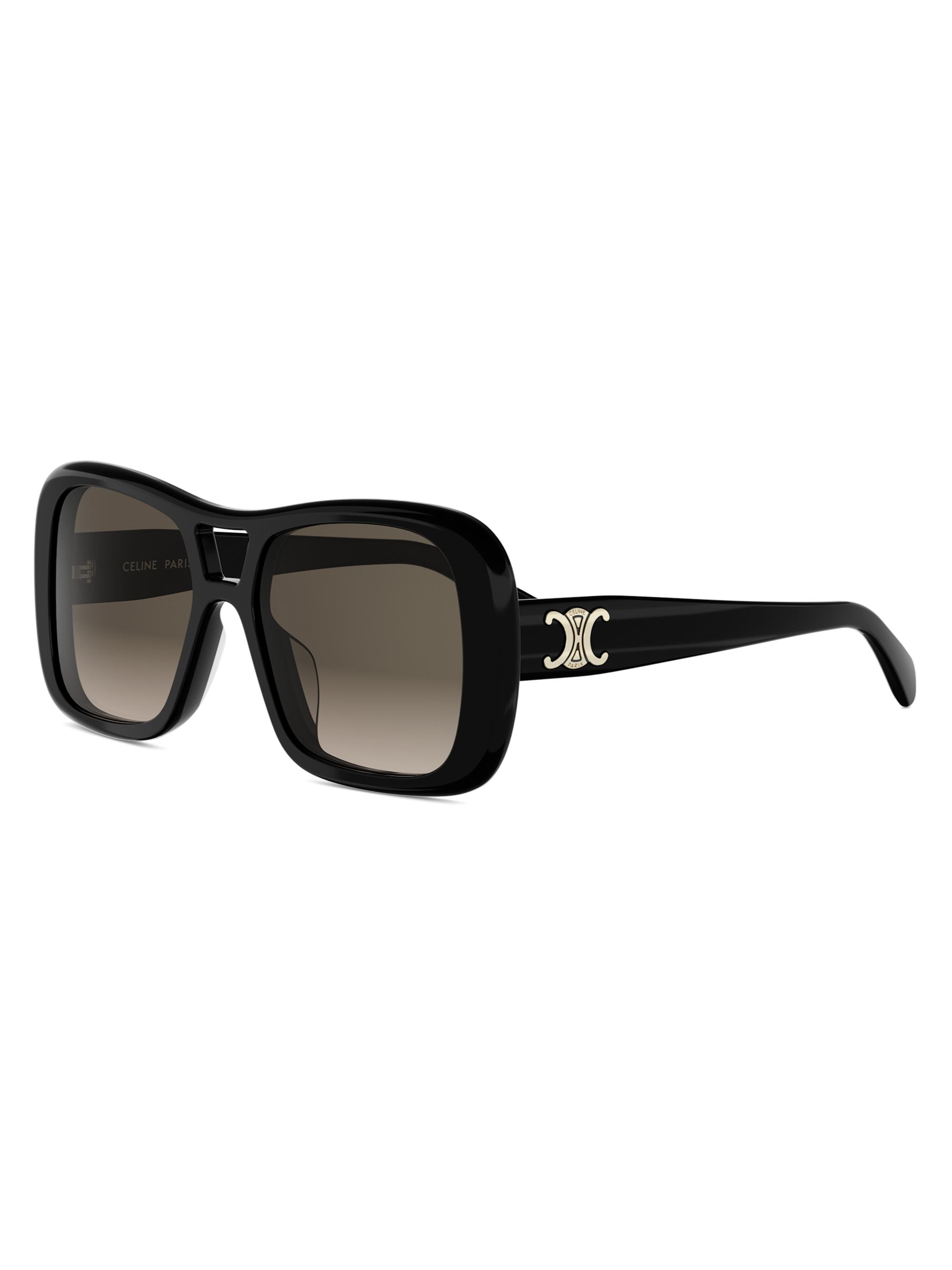 CELINE Triomphe 55MM Pilot Sunglasses | Saks Fifth Avenue