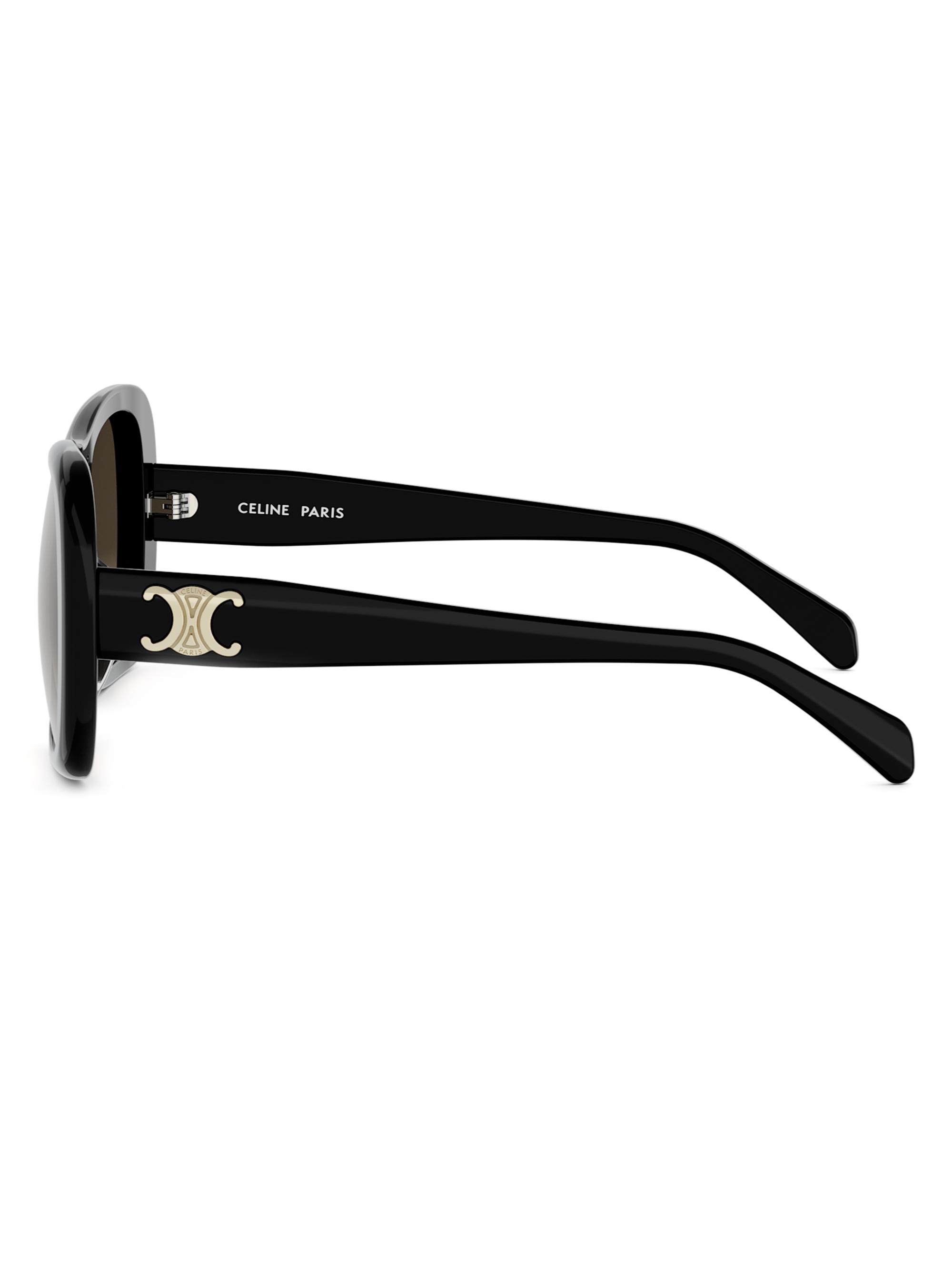CELINE Triomphe 55MM Pilot Sunglasses | Saks Fifth Avenue