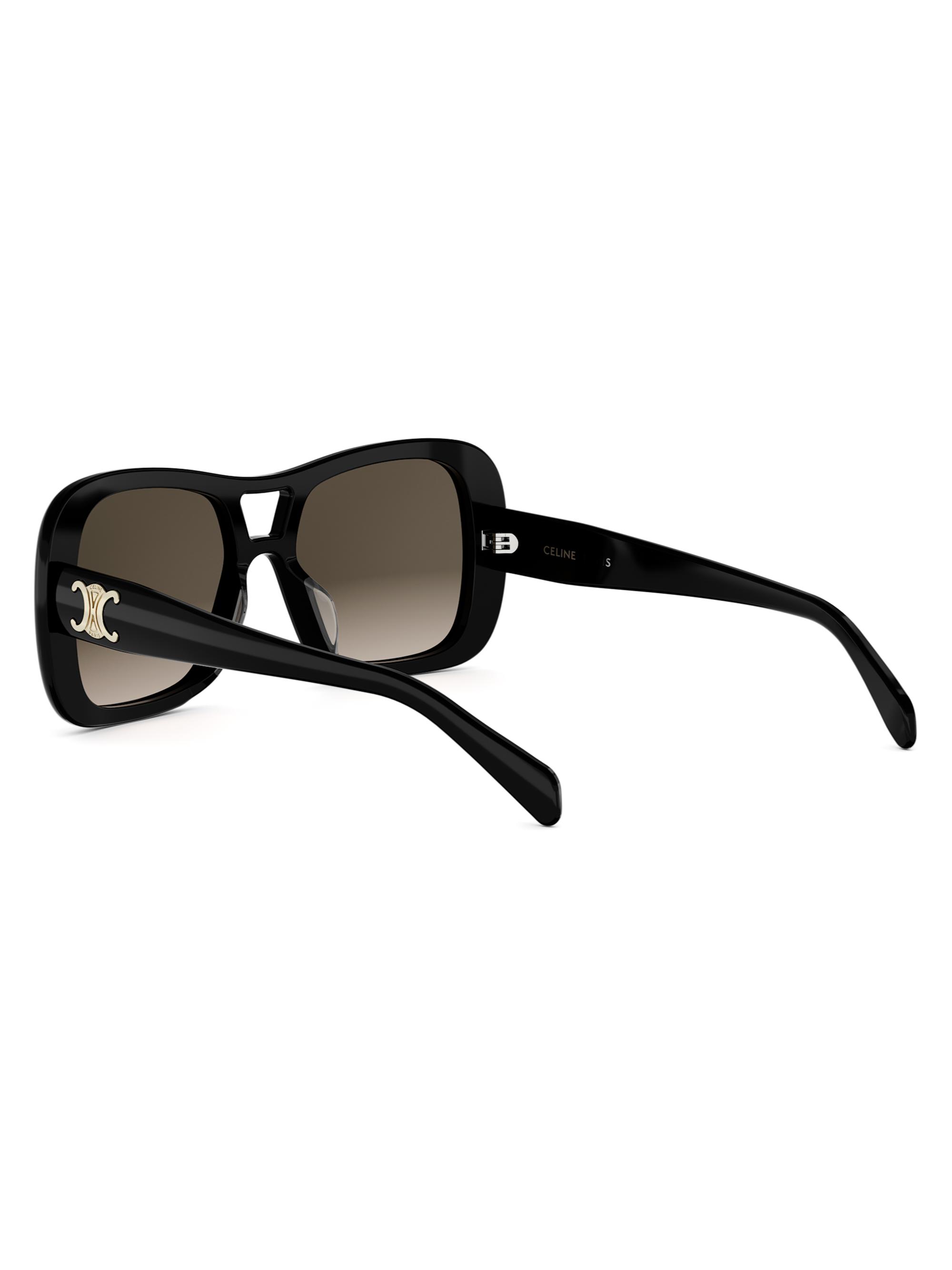 CELINE Triomphe 55MM Pilot Sunglasses | Saks Fifth Avenue