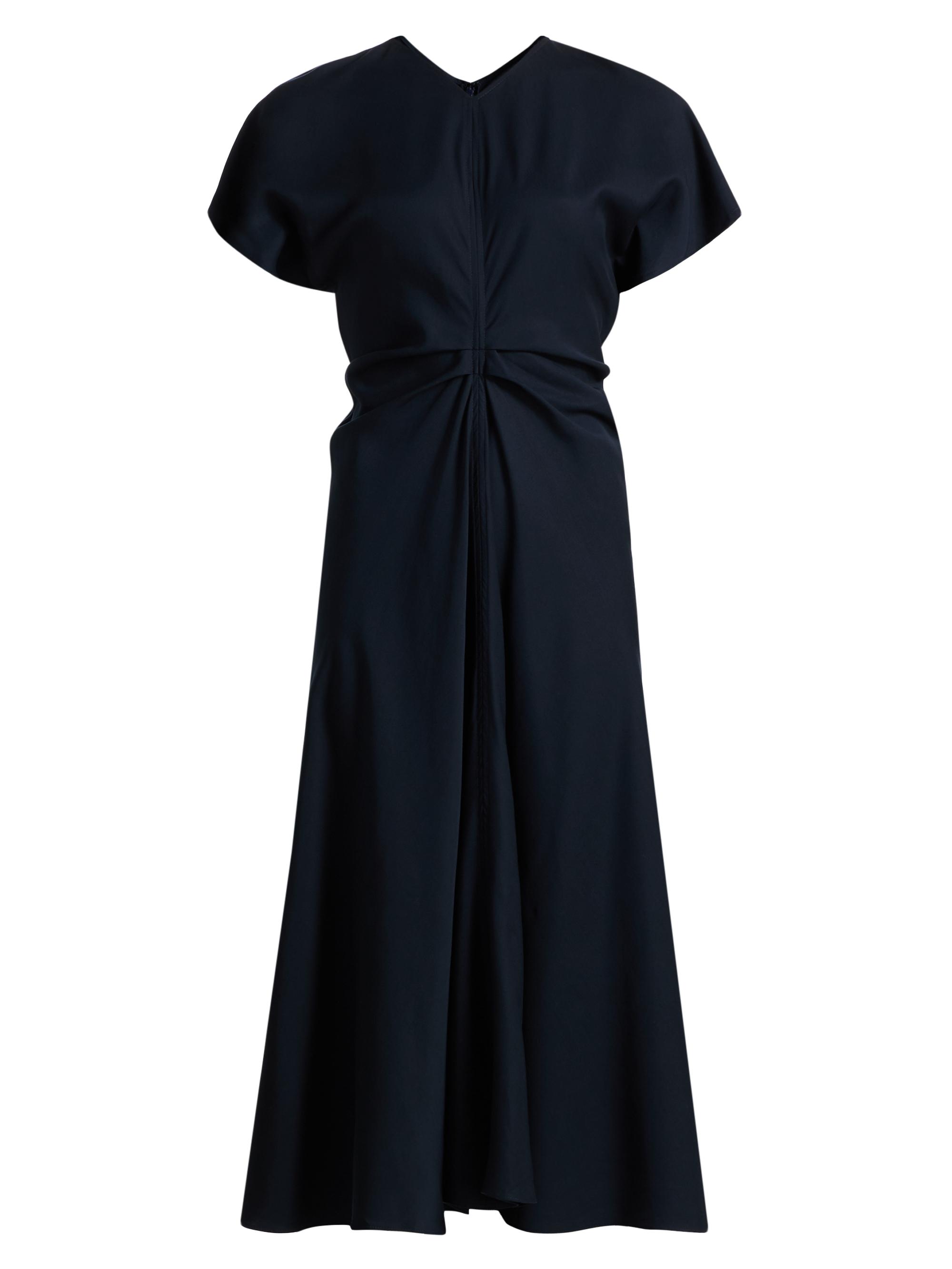 A.L.C. Women's Rem Ruched A-Line Midi-Dress - Night Blue