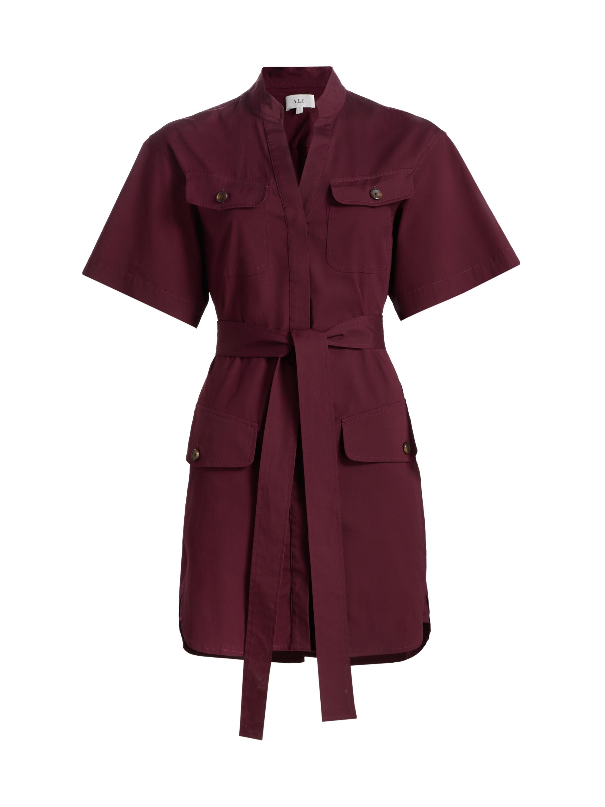 A.L.C. Women's Quinn Mini-Shirtdress - Plum