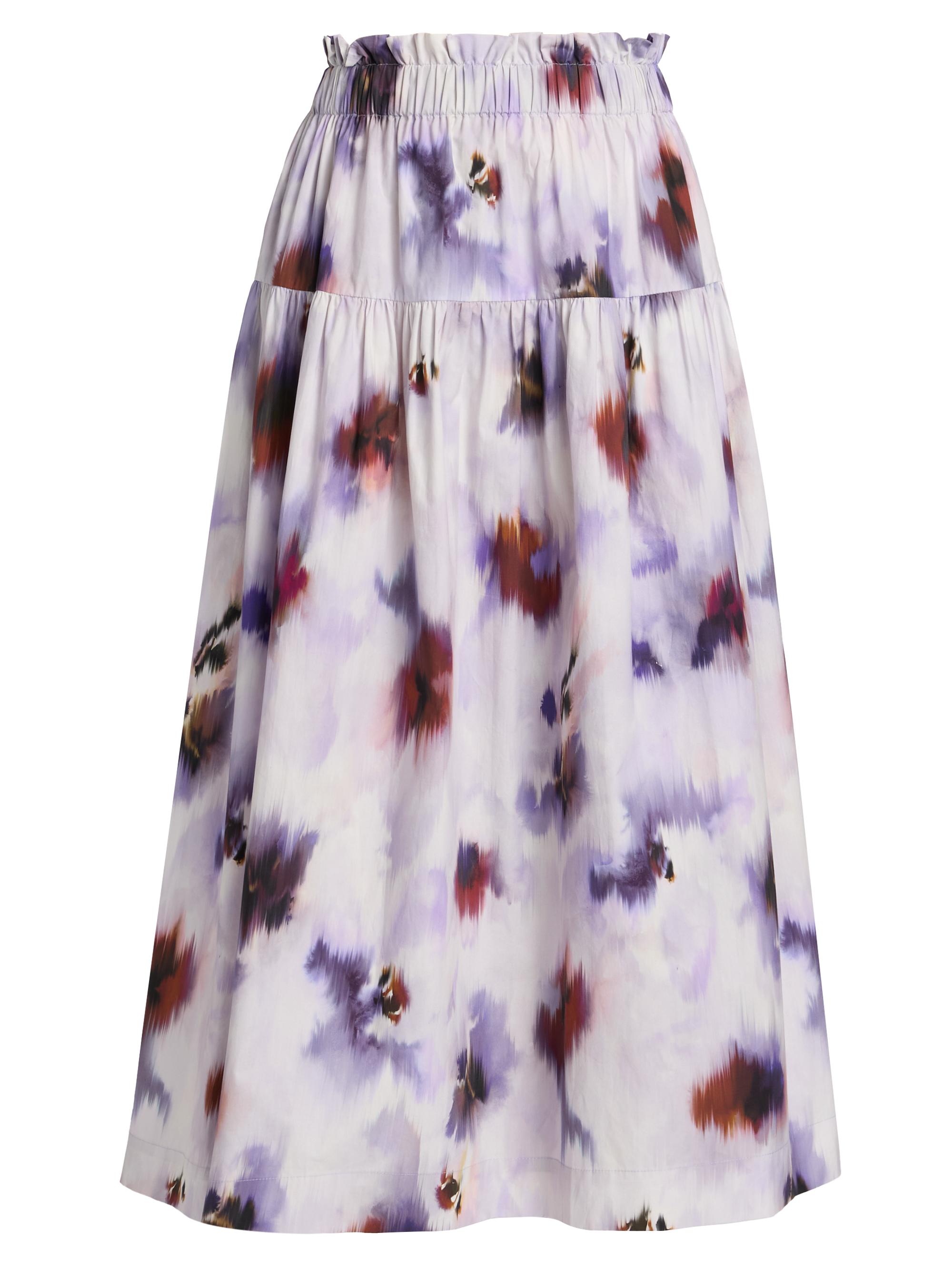 A.L.C. Women's Jayden Floral Cotton Maxi Skirt - Lilac Multi