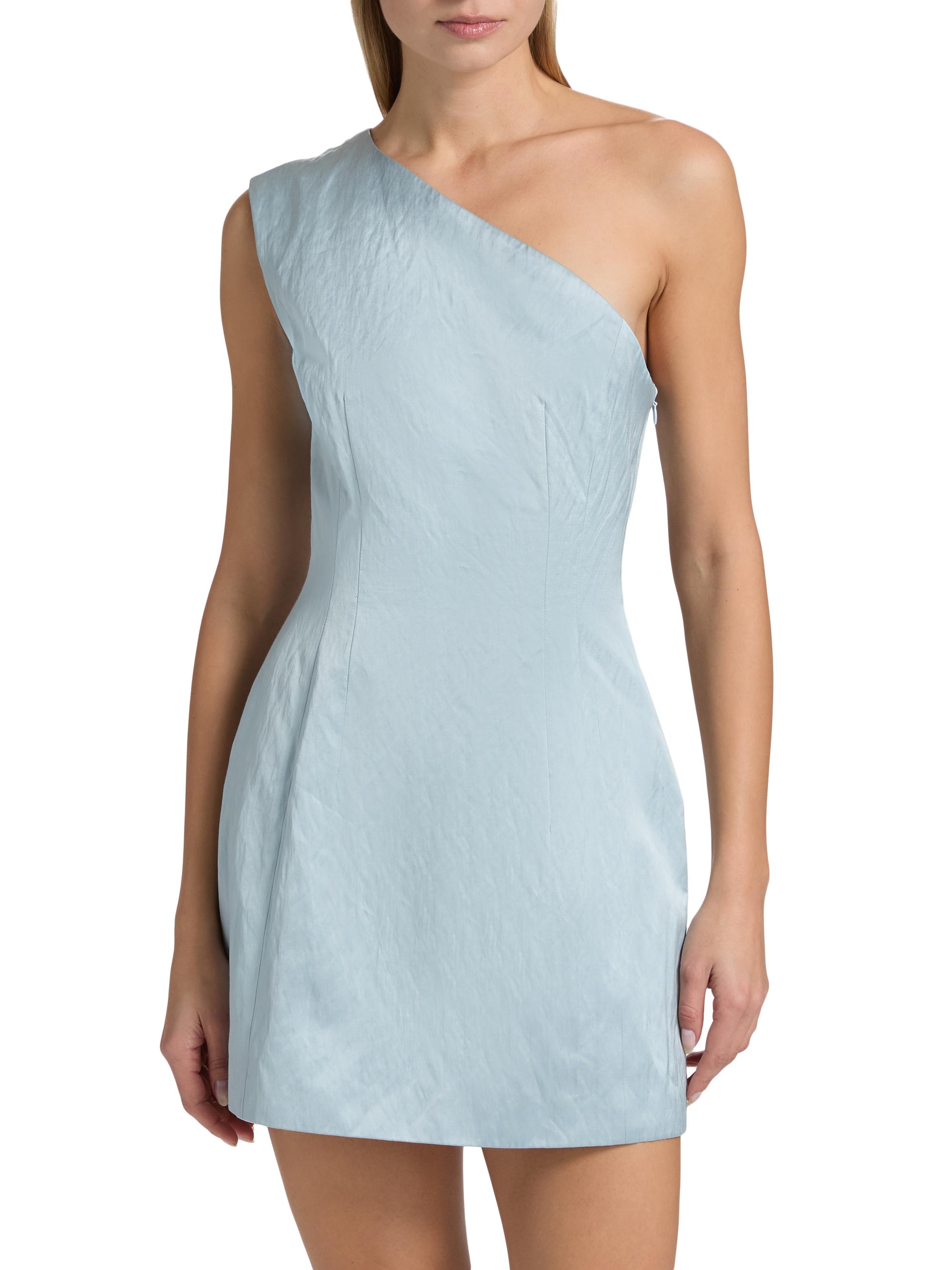 naya straight neck side pleated dress Naya Straight Neck Side Pleated Dress M Love Bonito