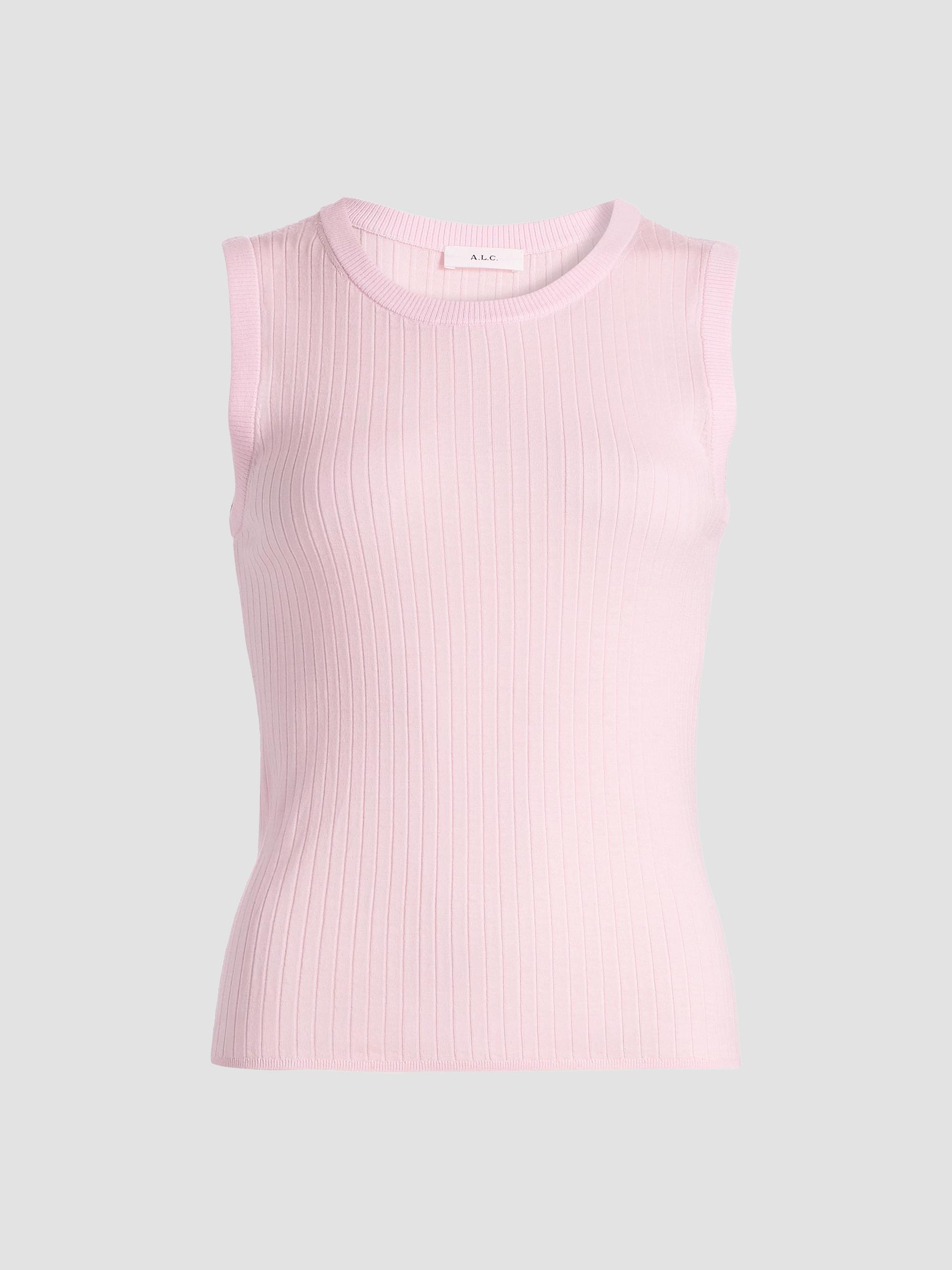 Mick Rib-Knit Merino Wool Sleeveless Top