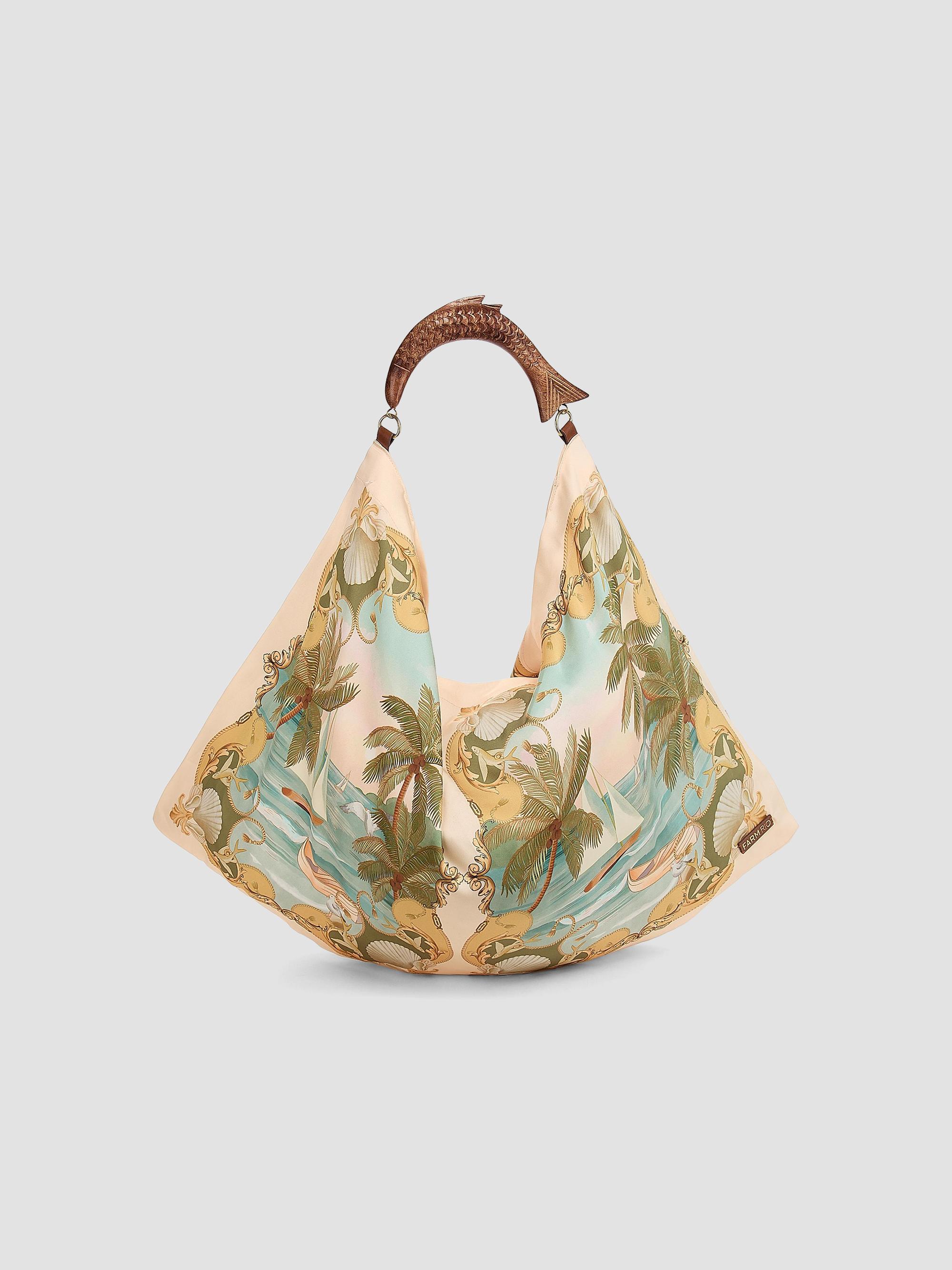 Farm Rio Satin Scarf Medium Bag | Saks Fifth Avenue
