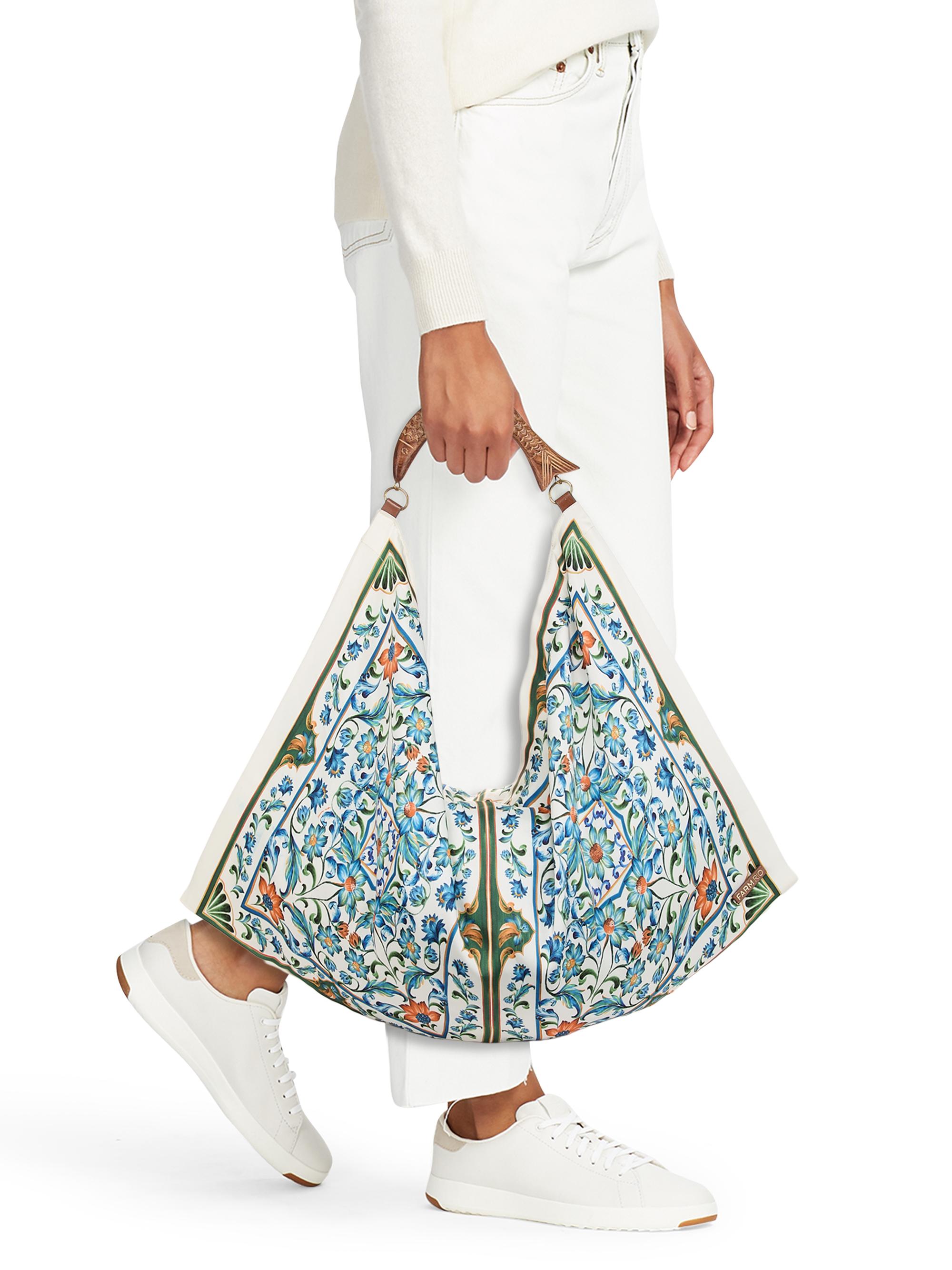 Satin Scarf Medium Bag