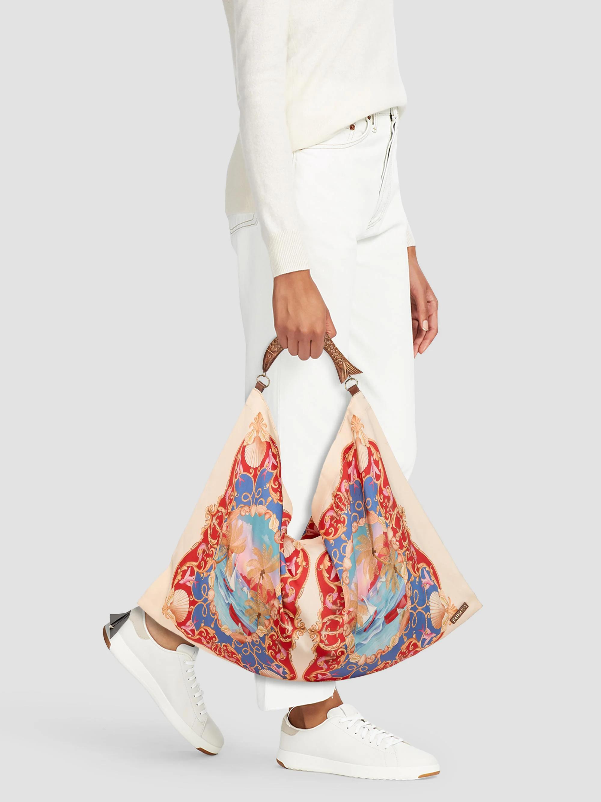 Farm Rio Satin Scarf Medium Bag | Saks Fifth Avenue display picture 1