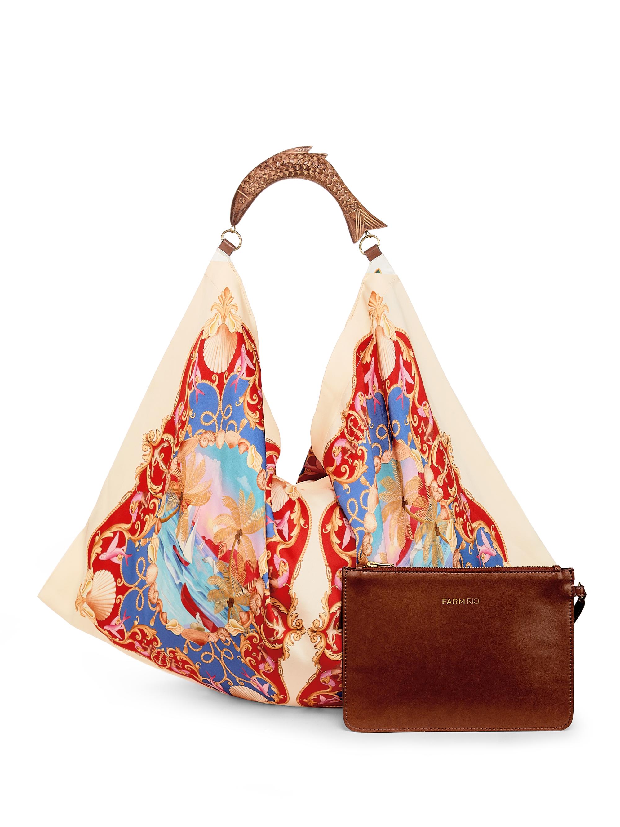 Farm Rio Satin Scarf Medium Bag | Saks Fifth Avenue