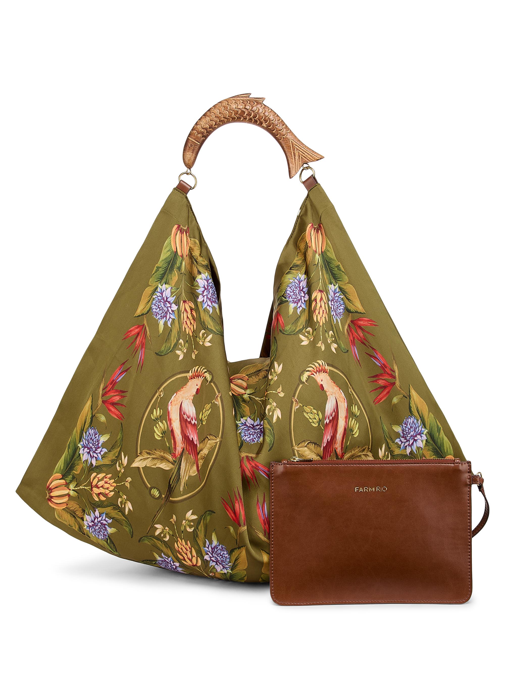 Farm Rio Satin Scarf Medium Bag | Saks Fifth Avenue