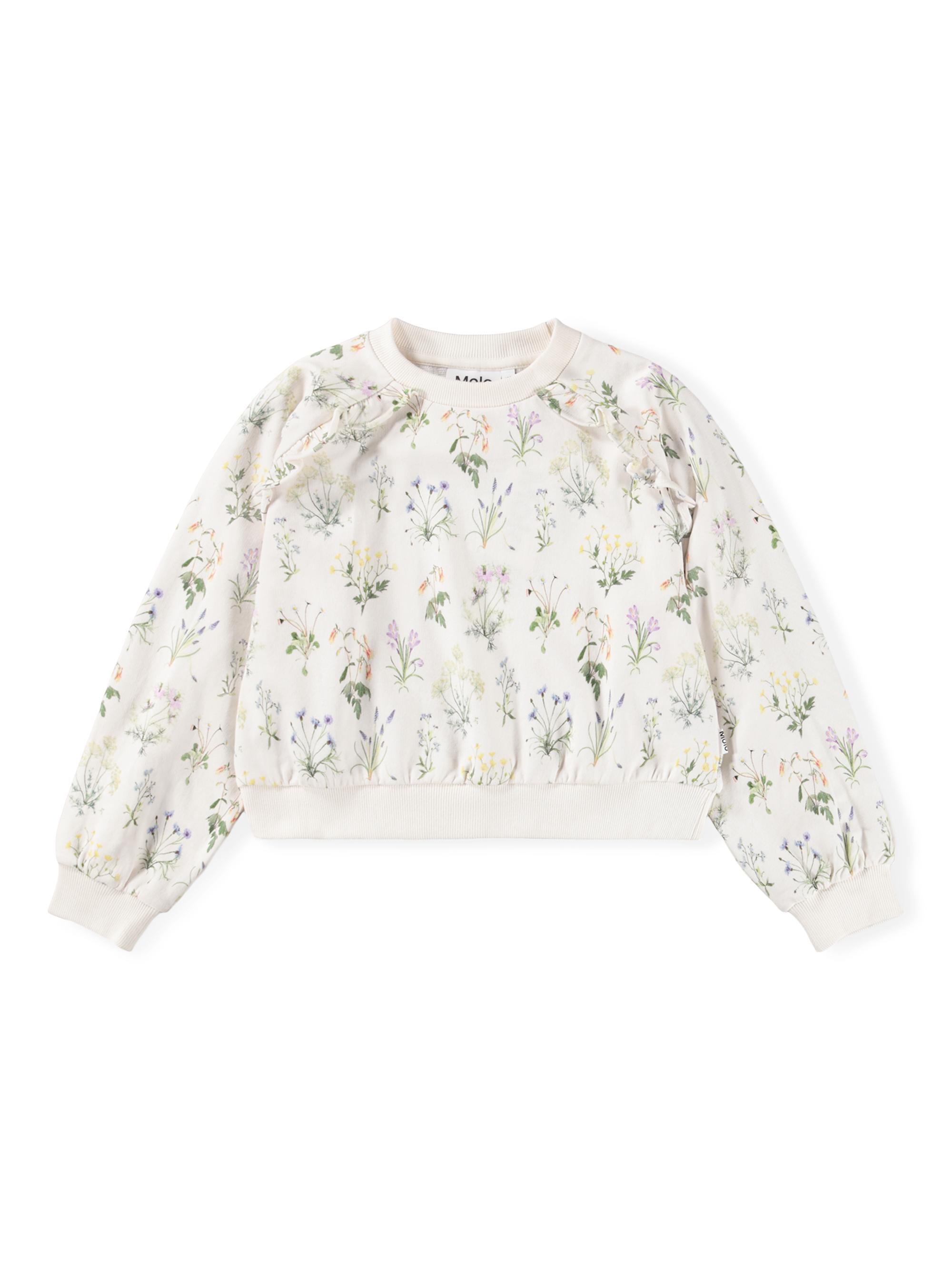 Molo Little Girl's & Girl's Wildflower Sweatshirt - Primavera