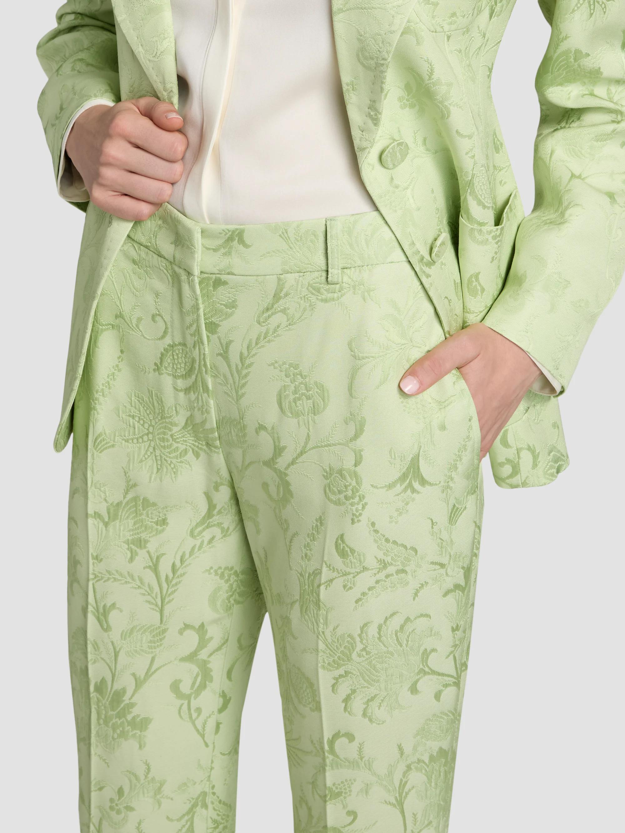 Etro Floral Jacquard Boot-Cut Trousers | Saks Fifth Avenue