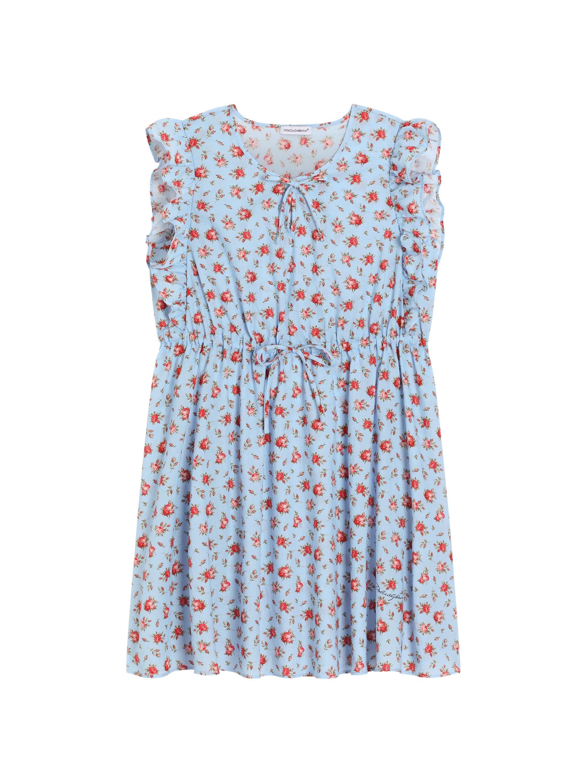 Dolce & Gabbana Little Girl's & Girl's Floral Cotton Dress - Roselline
